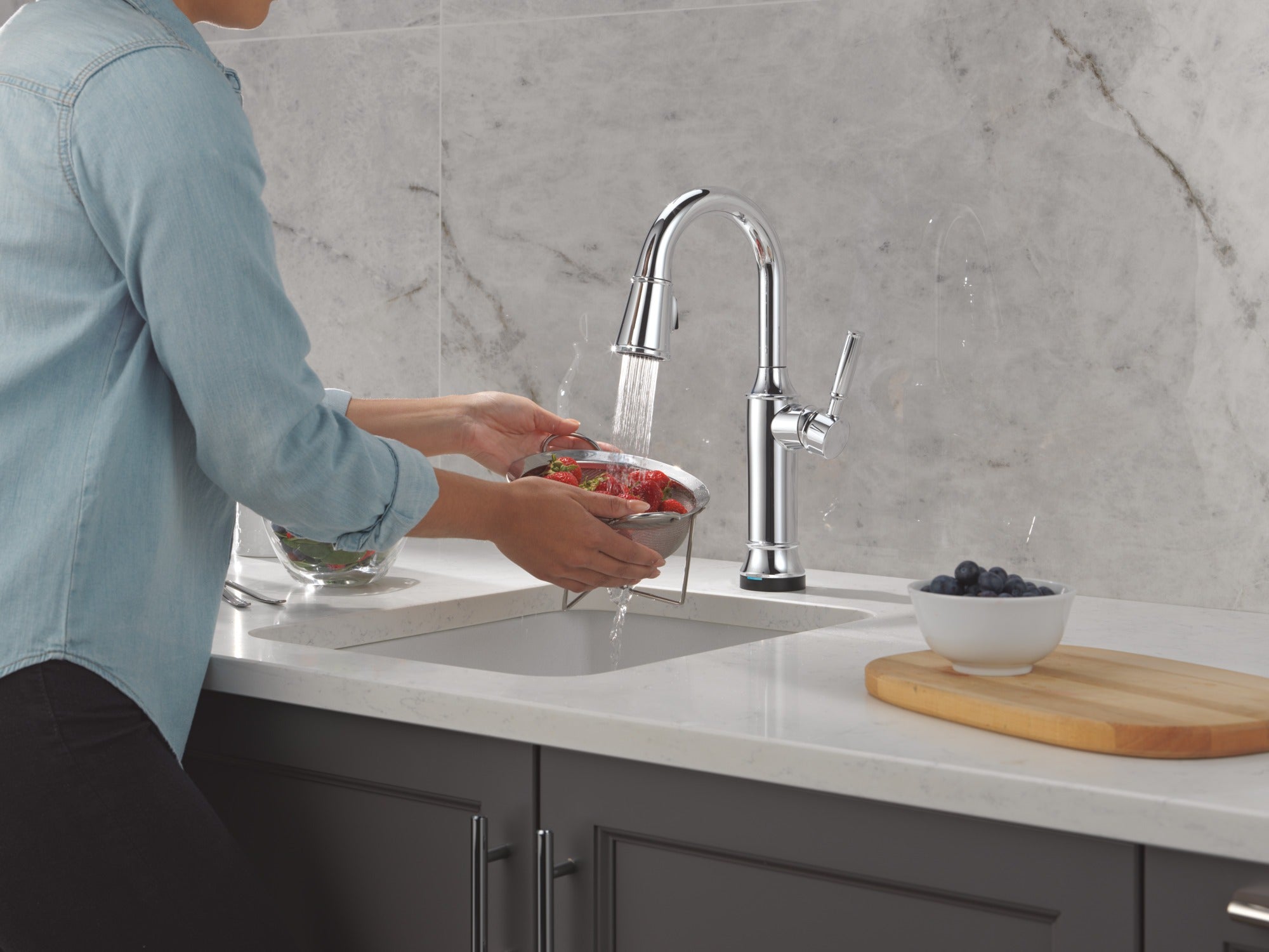 Delta Renaldi™ Touch2O® Bar / Prep Faucet with Touchless Technology
