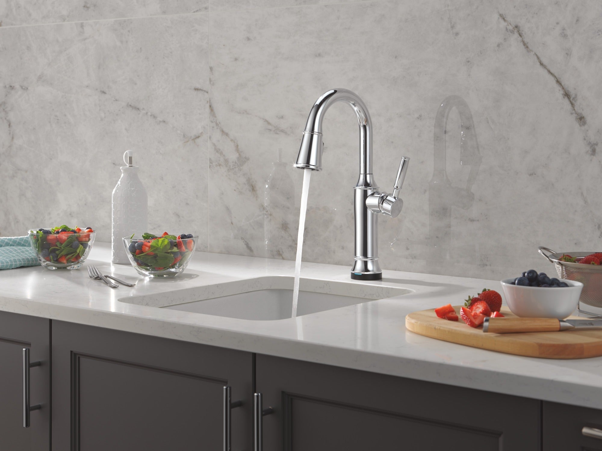 Delta Renaldi™ Touch2O® Bar / Prep Faucet with Touchless Technology