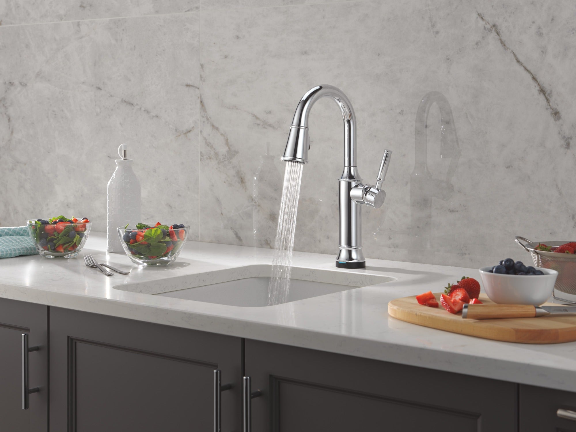 Delta Renaldi™ Touch2O® Bar / Prep Faucet with Touchless Technology