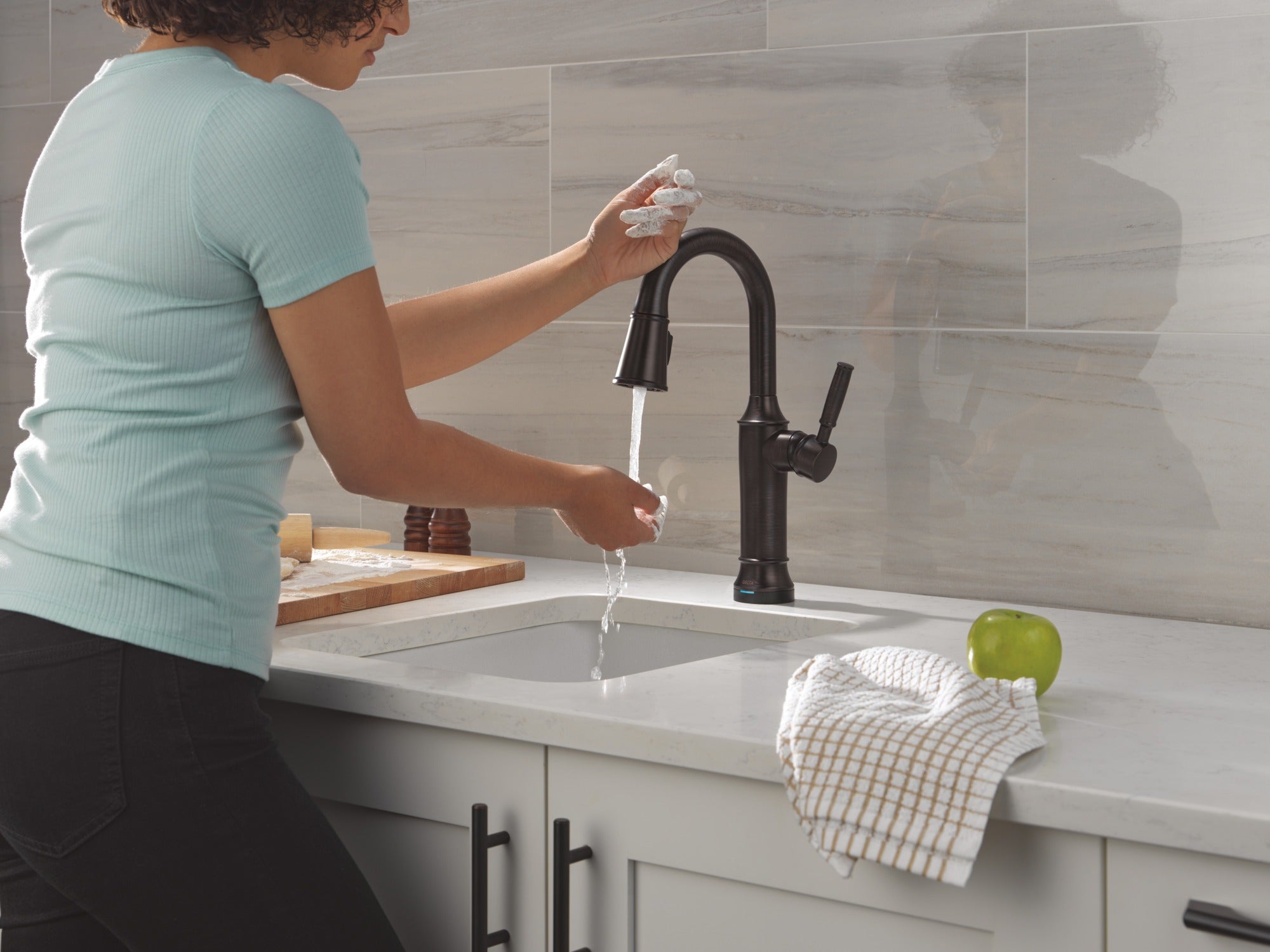 Delta Renaldi™ Touch2O® Bar / Prep Faucet with Touchless Technology