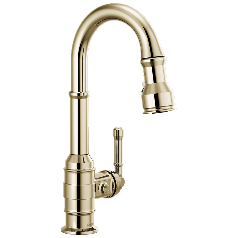 Delta Broderick® Single Handle Pull-Down Bar / Prep Faucet