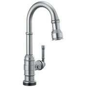 Delta Broderick® Single Handle Pull-Down Bar/Prep Faucet with Touch<sub>2</sub>O® Technology