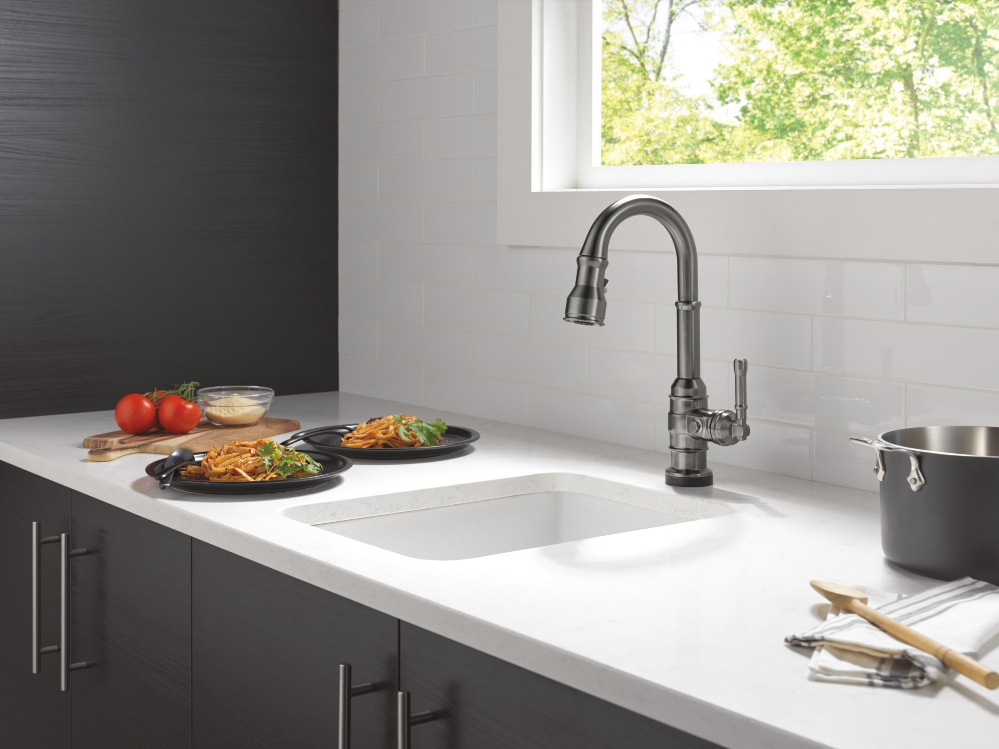 Delta Broderick® Touch2O® Bar / Prep Faucet with Touchless Technology