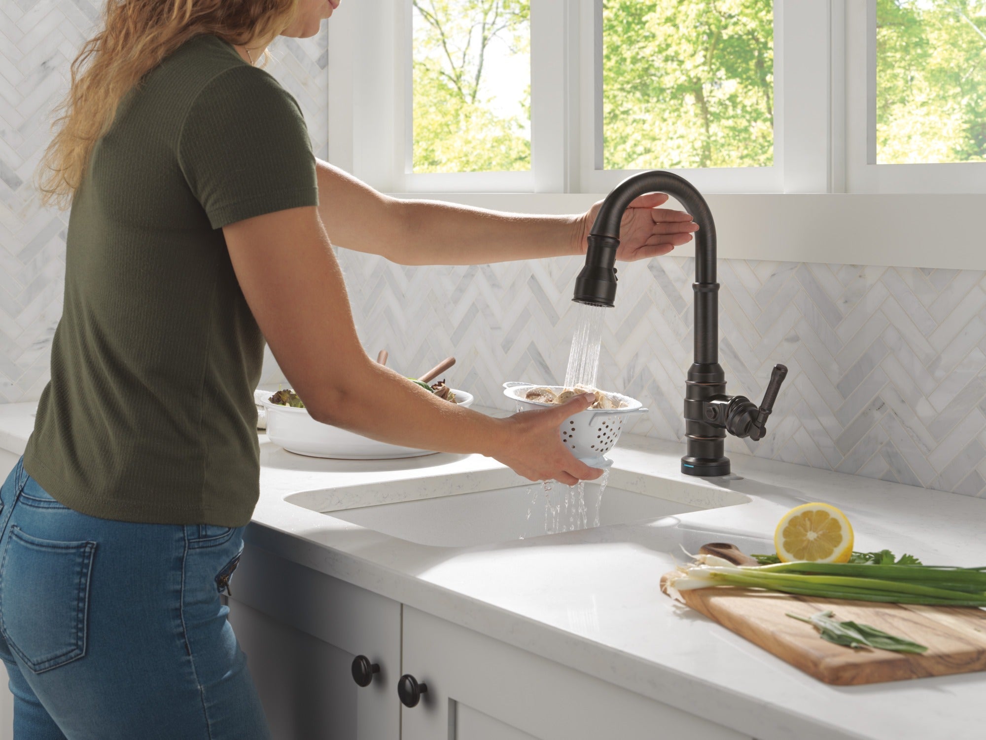 Delta Broderick® Touch2O® Bar / Prep Faucet with Touchless Technology