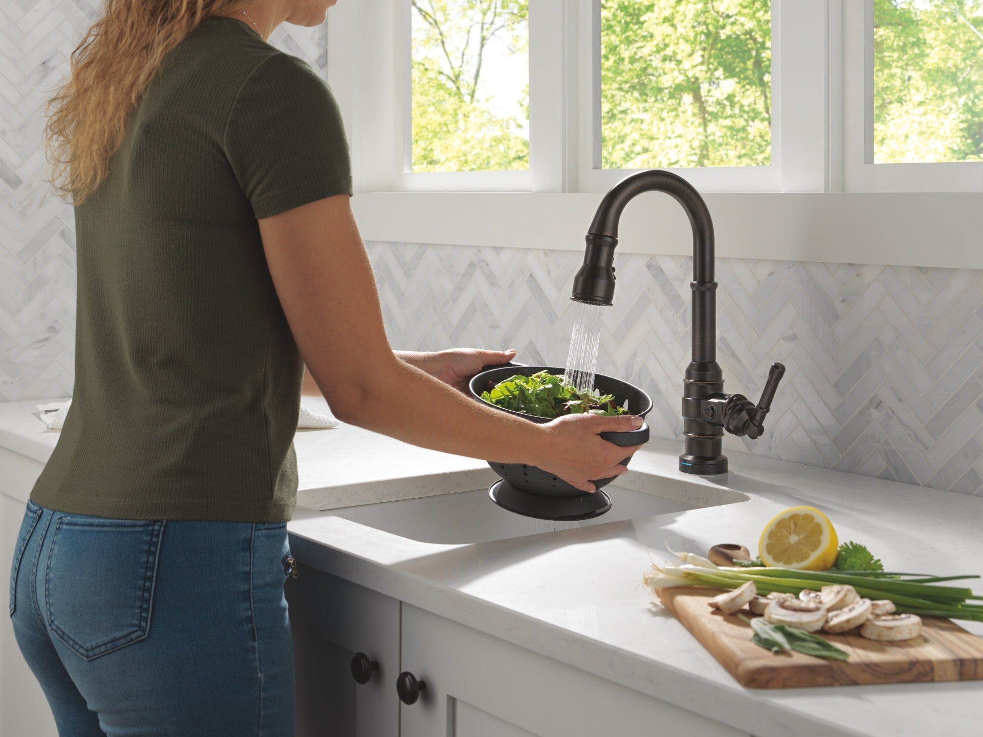 Delta Broderick® Touch2O® Bar / Prep Faucet with Touchless Technology