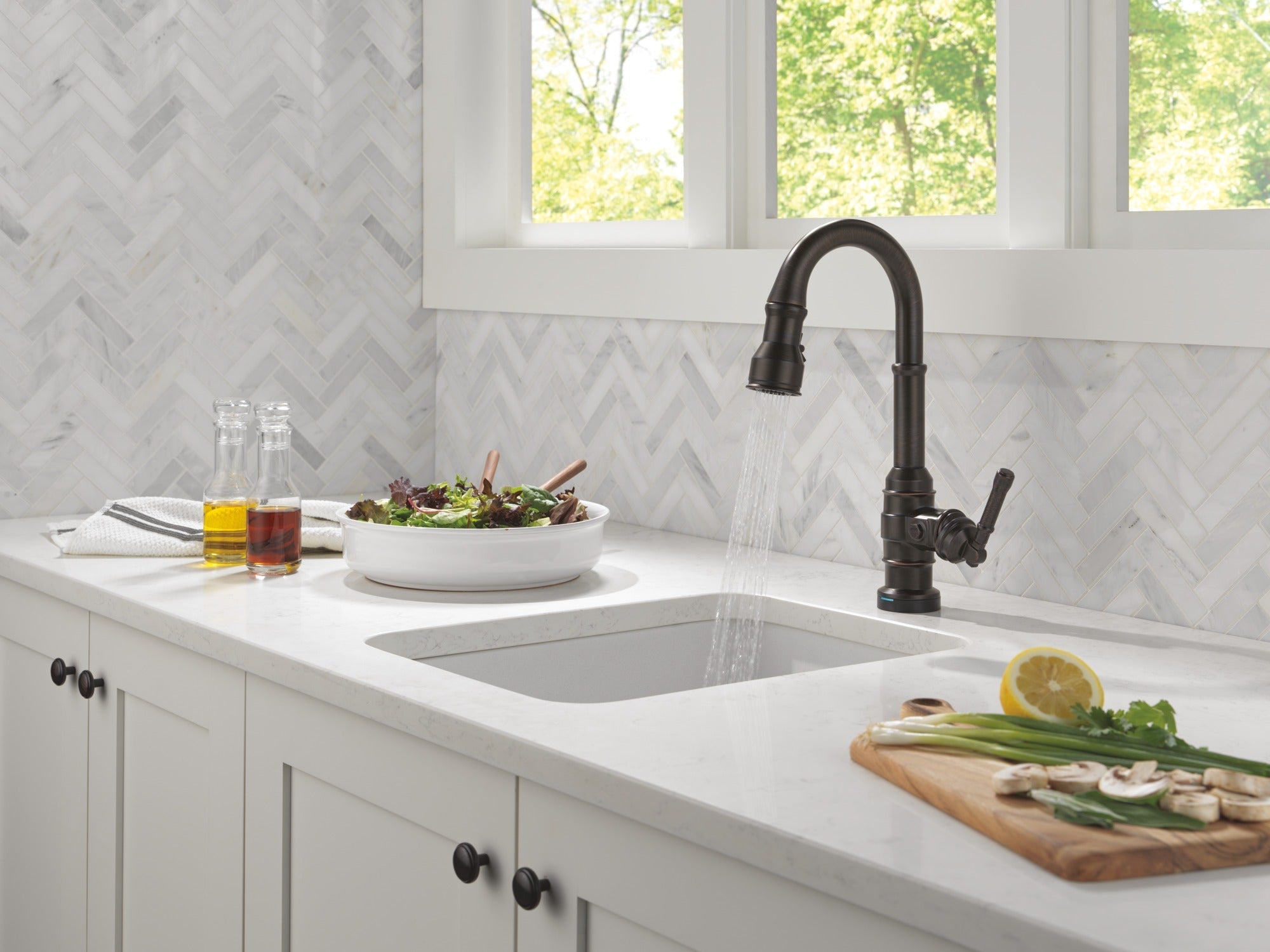 Delta Broderick® Touch2O® Bar / Prep Faucet with Touchless Technology