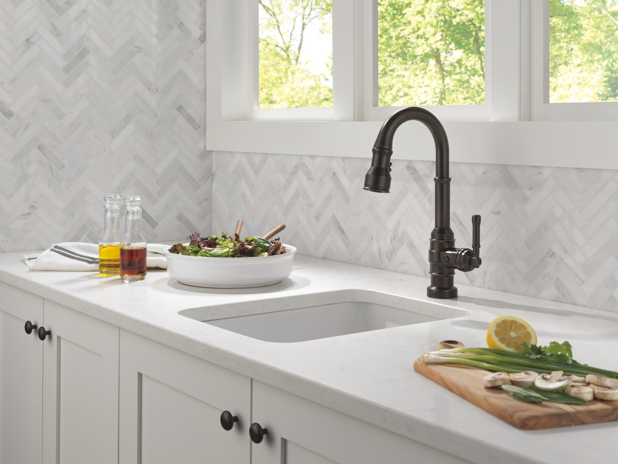 Delta Broderick® Touch2O® Bar / Prep Faucet with Touchless Technology