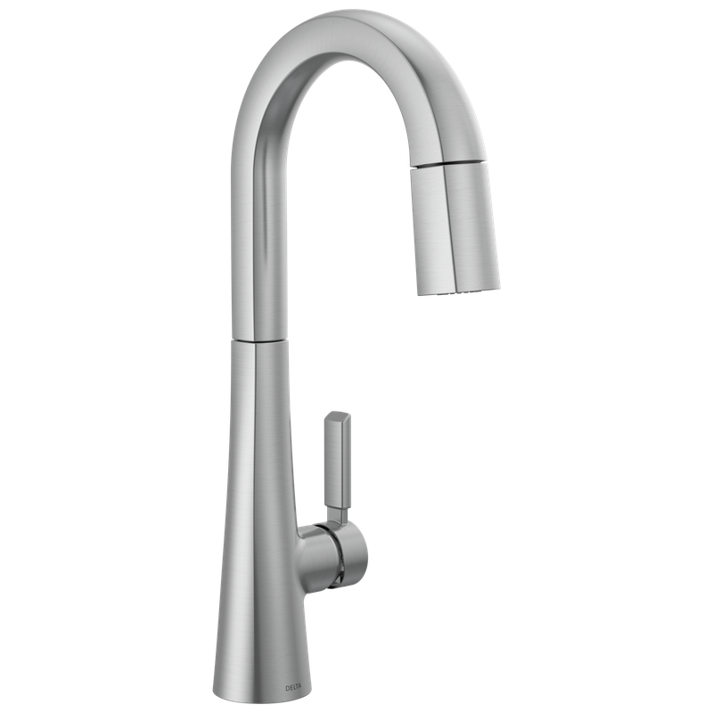 Delta Monrovia® Single Handle Pull-Down Bar / Prep Faucet
