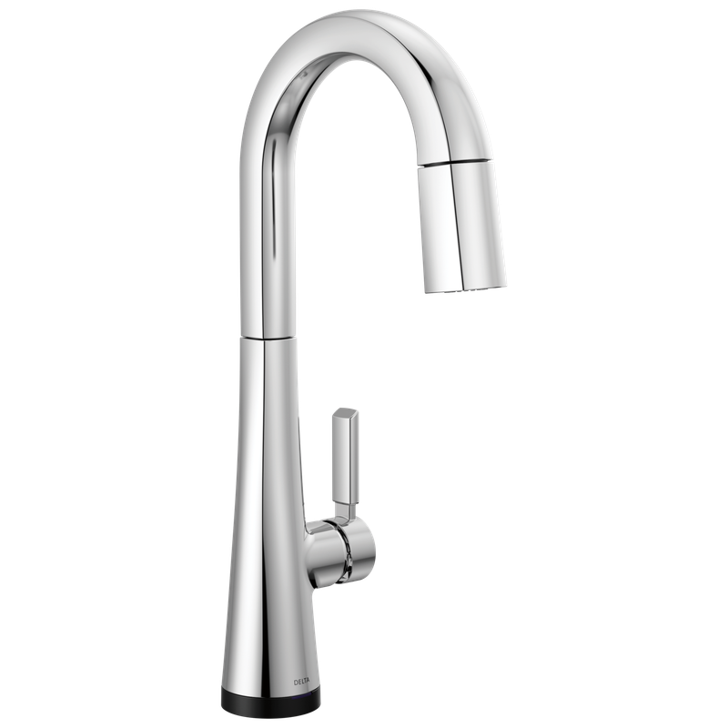 Delta Monrovia® Single Handle Pull-Down Bar/Prep Faucet with Touch<sub>2</sub>O® Technology