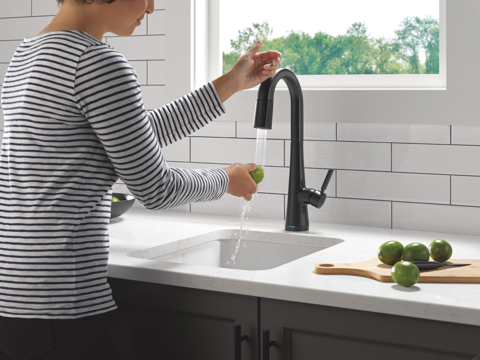 Delta Monrovia® Touch2O® Bar / Prep Faucet with Touchless Technology