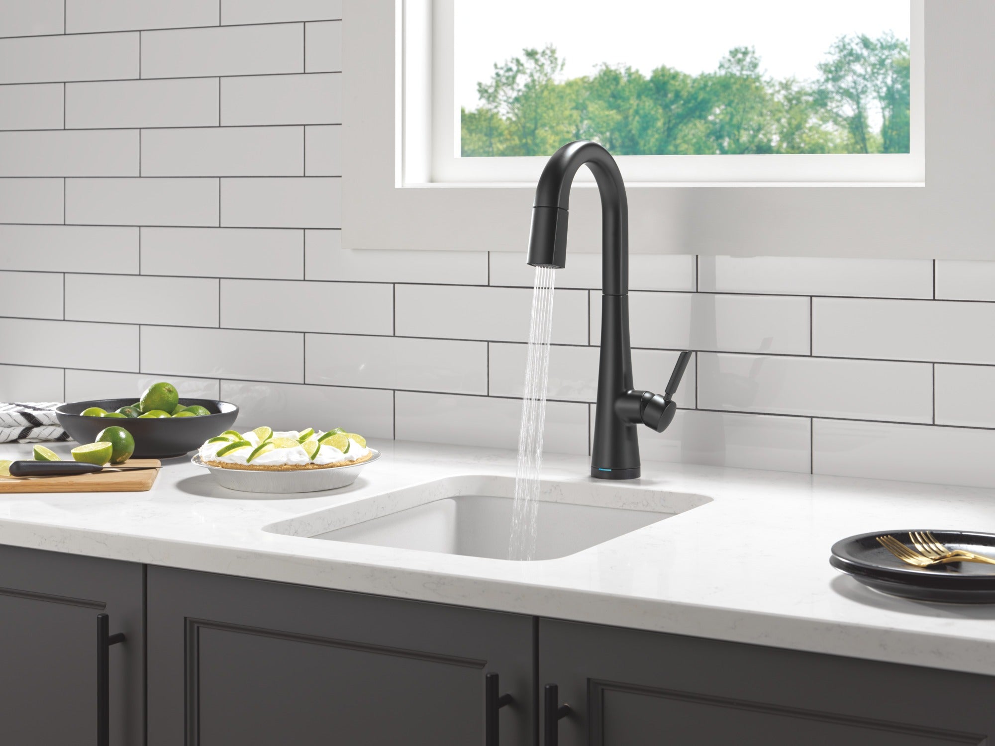 Delta Monrovia® Touch2O® Bar / Prep Faucet with Touchless Technology