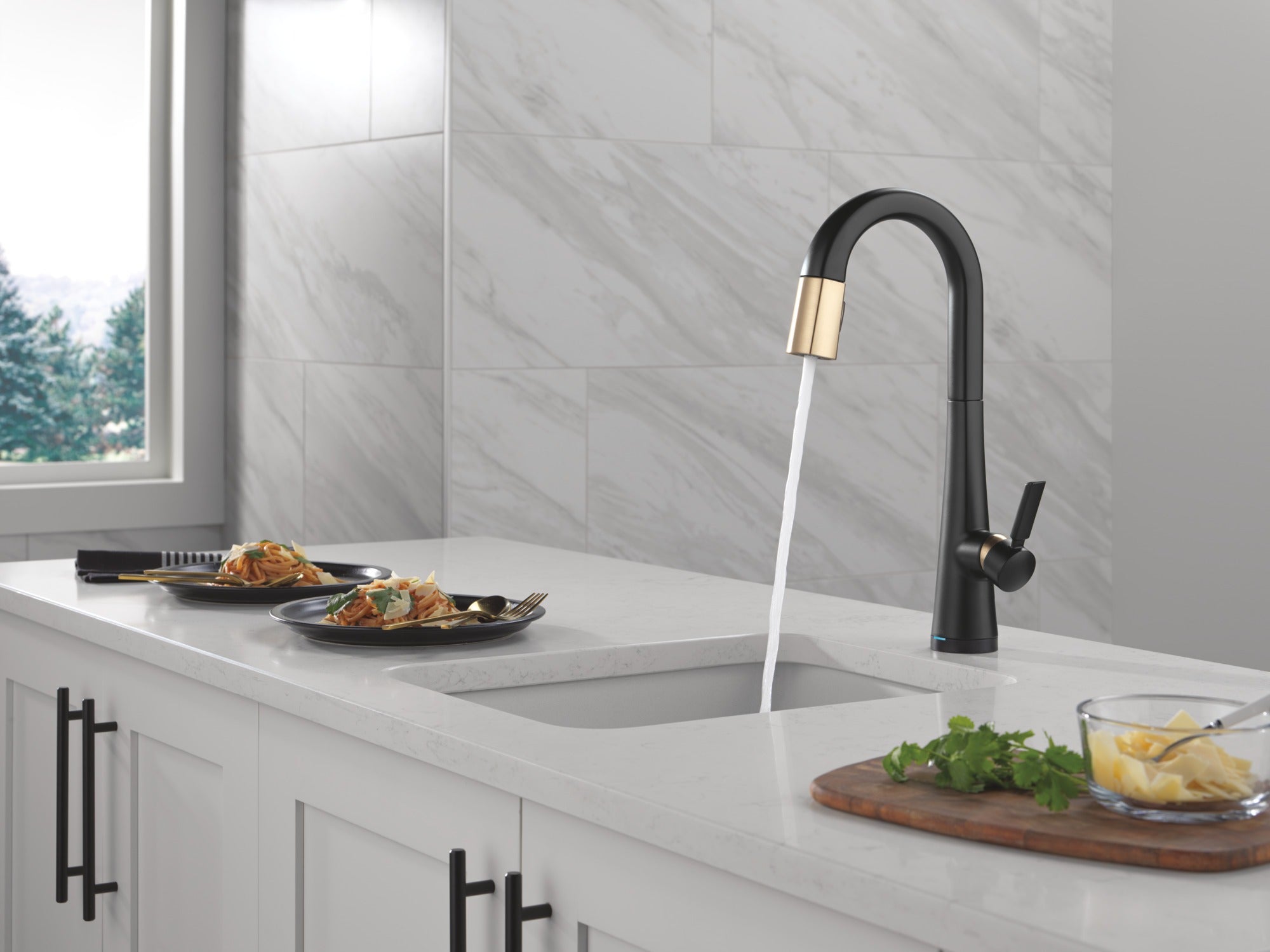 Delta Monrovia® Touch2O® Bar / Prep Faucet with Touchless Technology