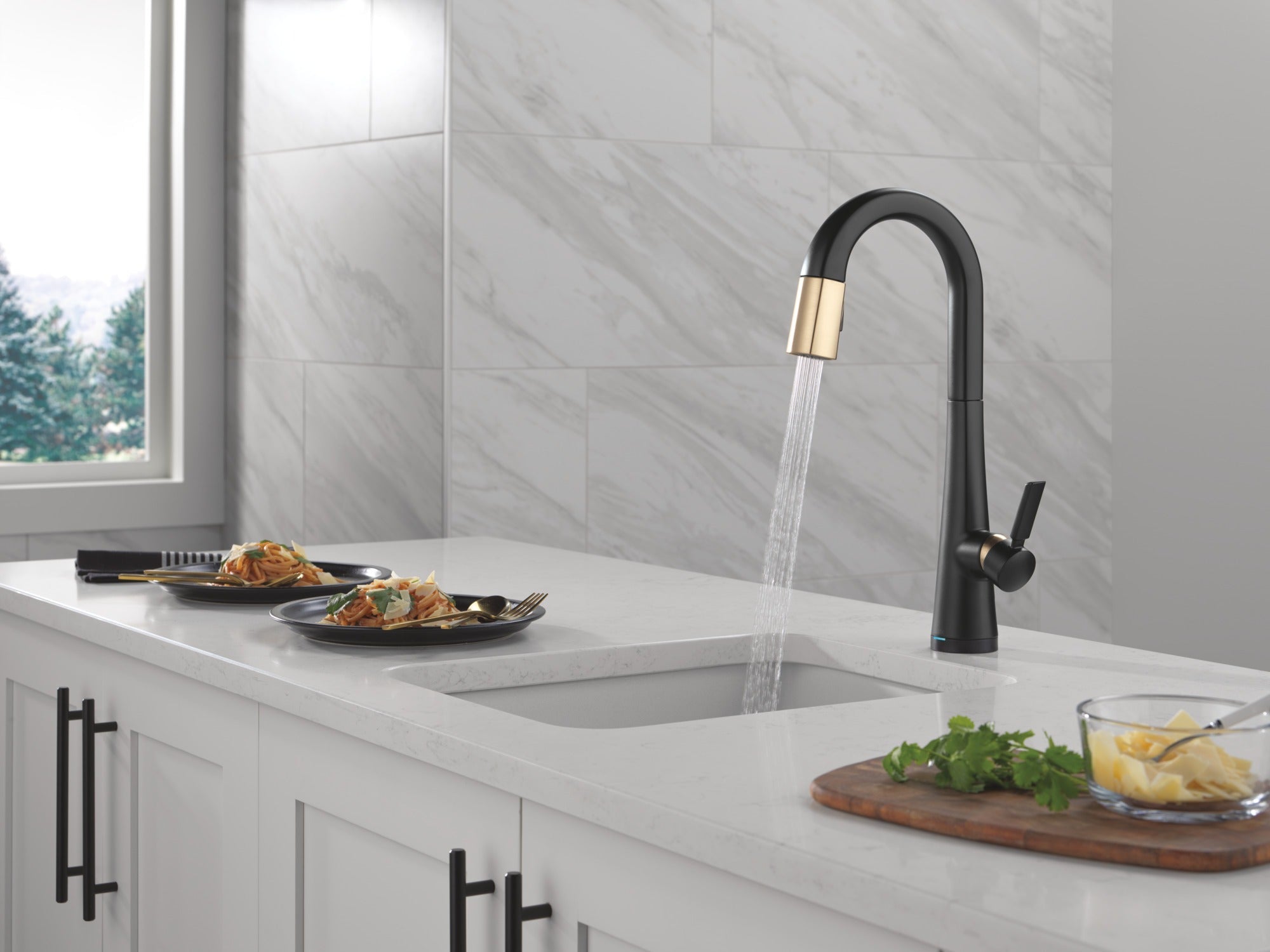 Delta Monrovia® Touch2O® Bar / Prep Faucet with Touchless Technology