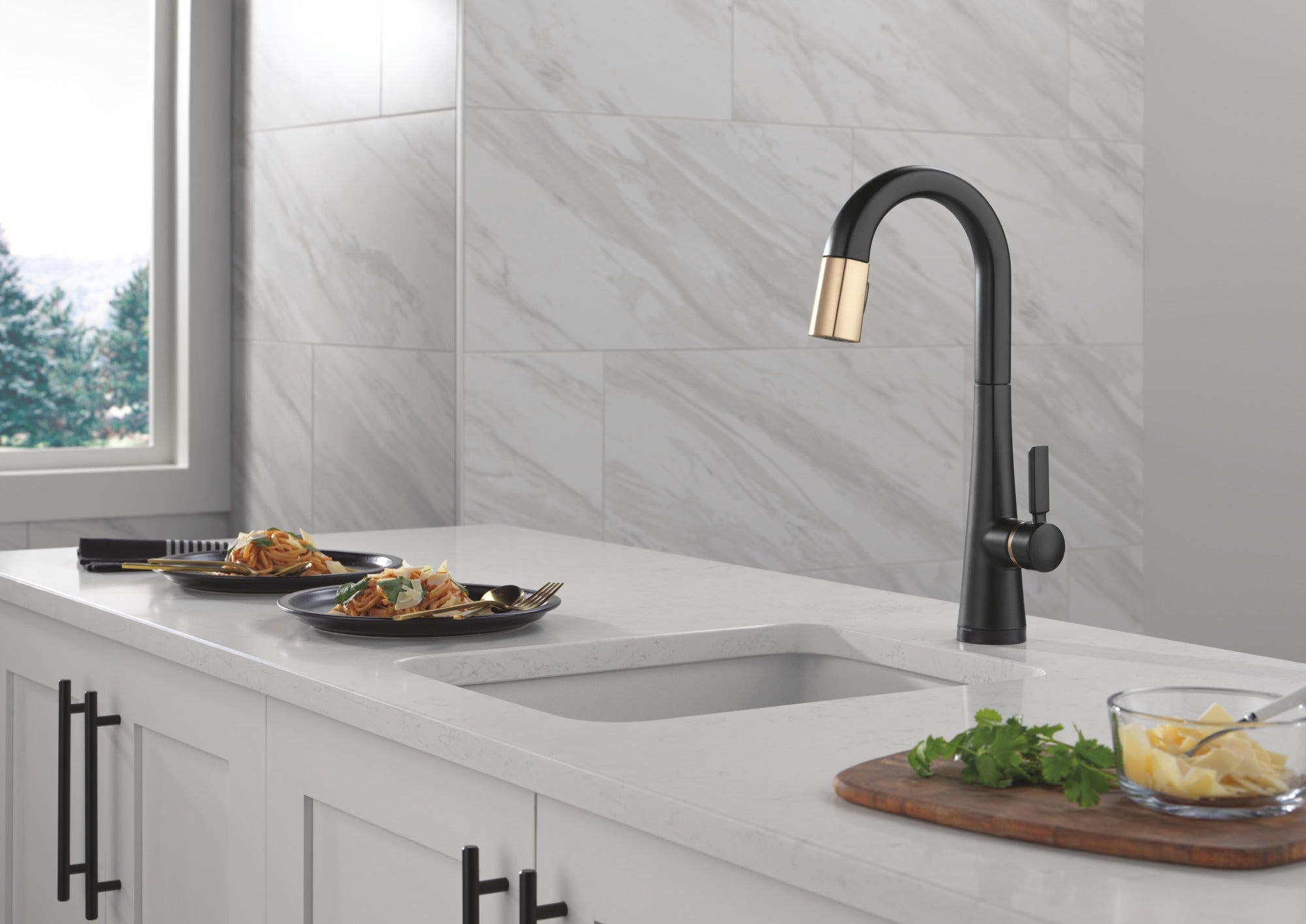 Delta Monrovia® Touch2O® Bar / Prep Faucet with Touchless Technology