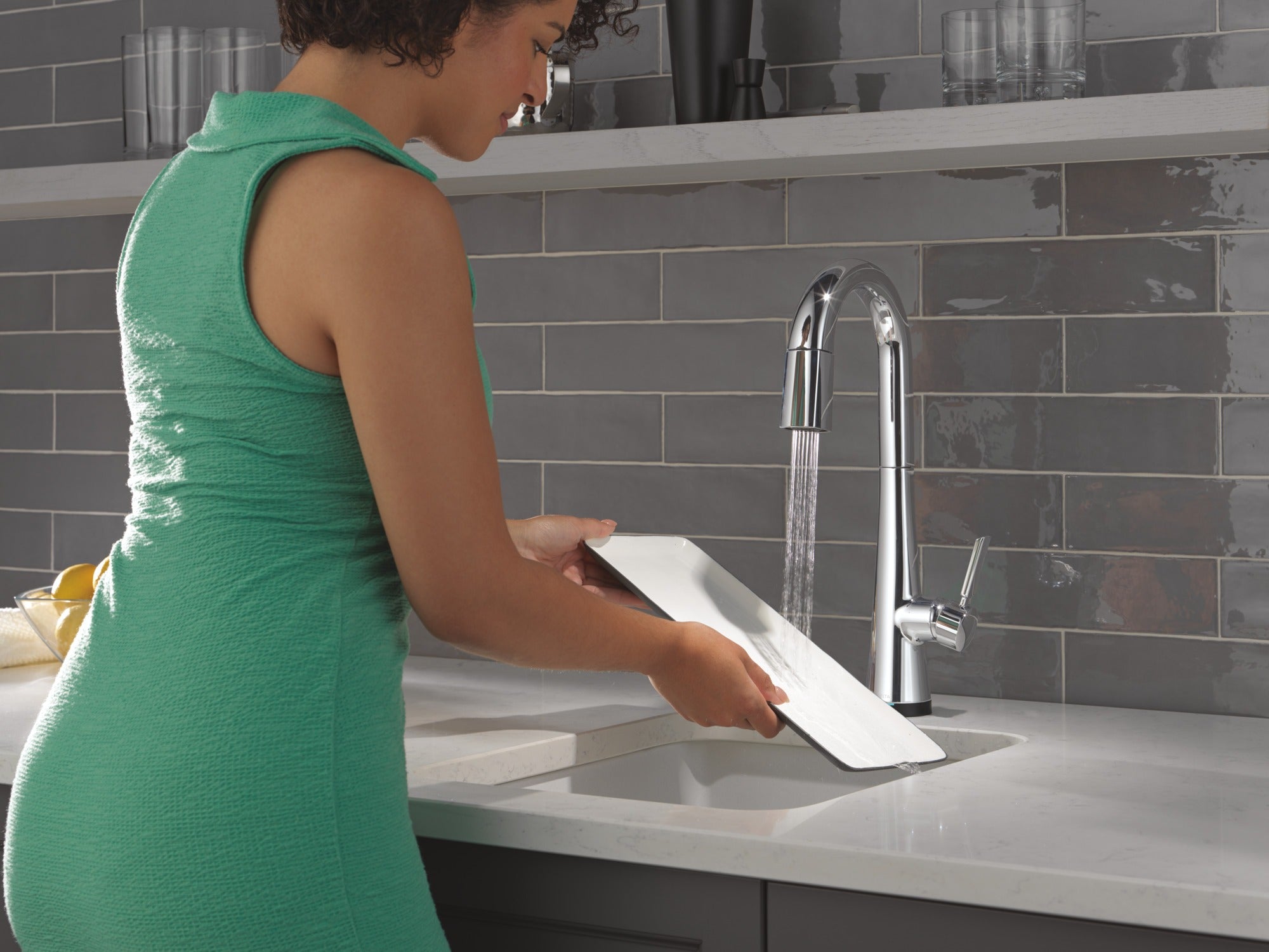 Delta Monrovia® Touch2O® Bar / Prep Faucet with Touchless Technology