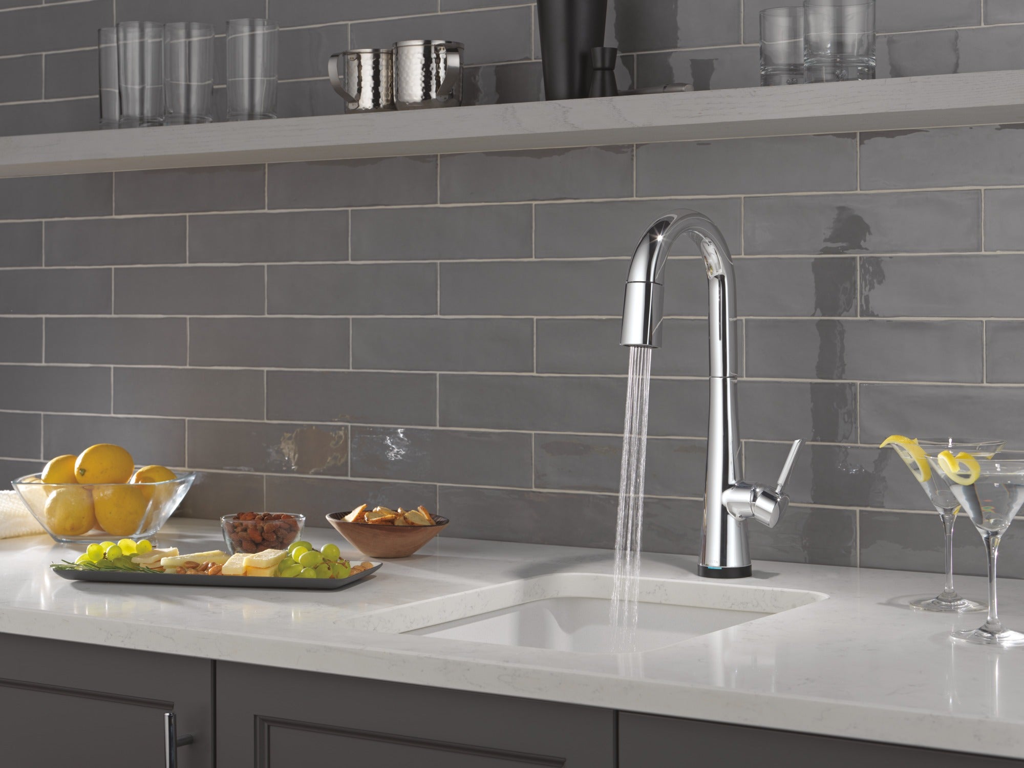 Delta Monrovia® Touch2O® Bar / Prep Faucet with Touchless Technology
