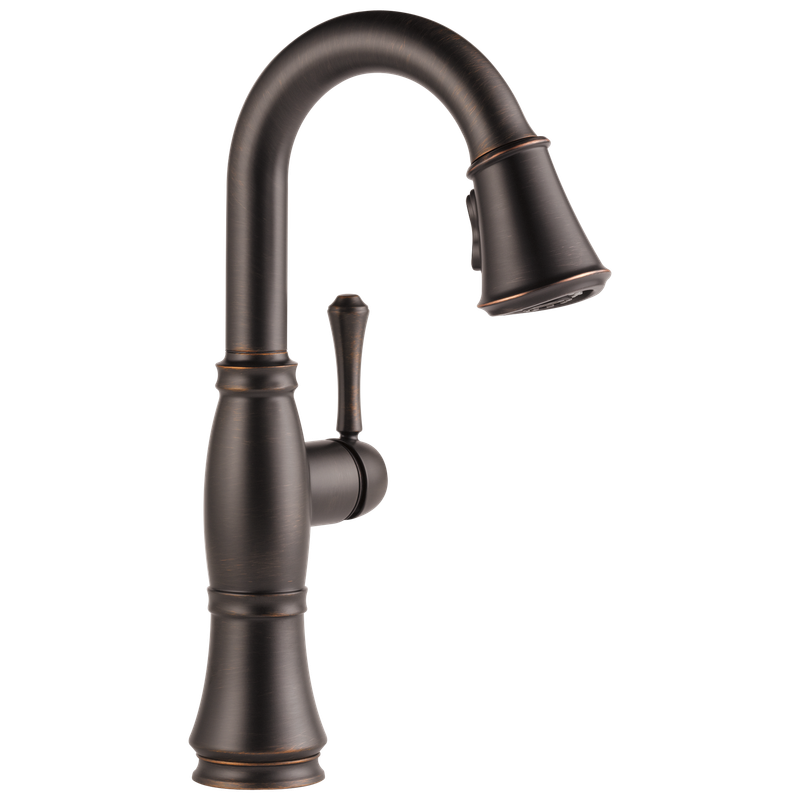 Delta Cassidy® Single Handle Pull-Down Bar / Prep Faucet