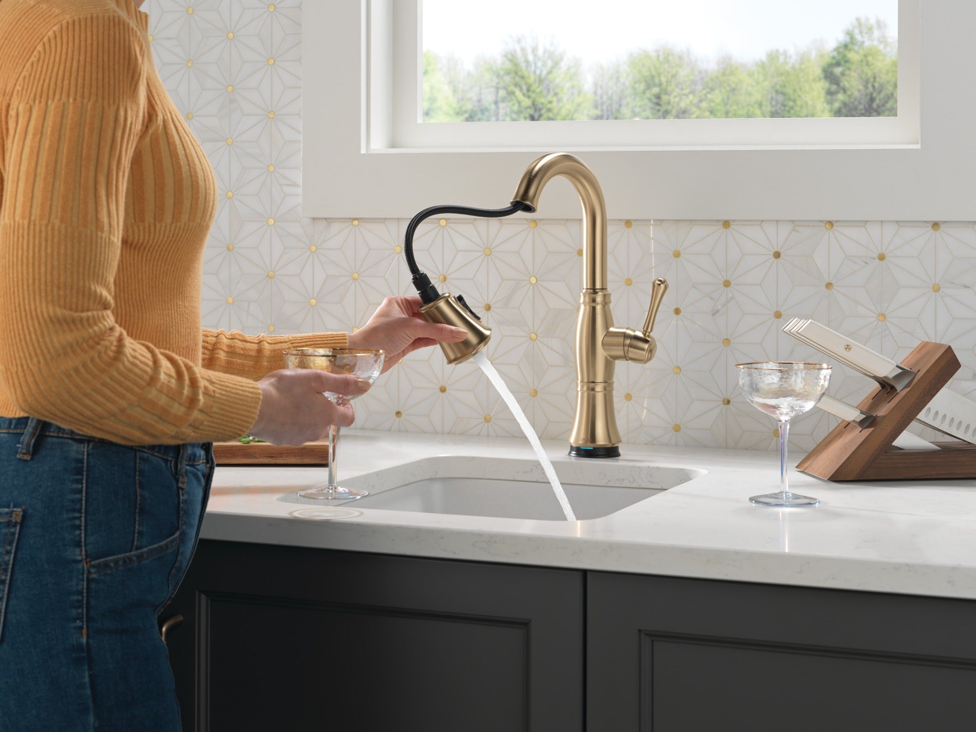 Delta Cassidy® Touch2O® Bar / Prep Faucet with Touchless Technology