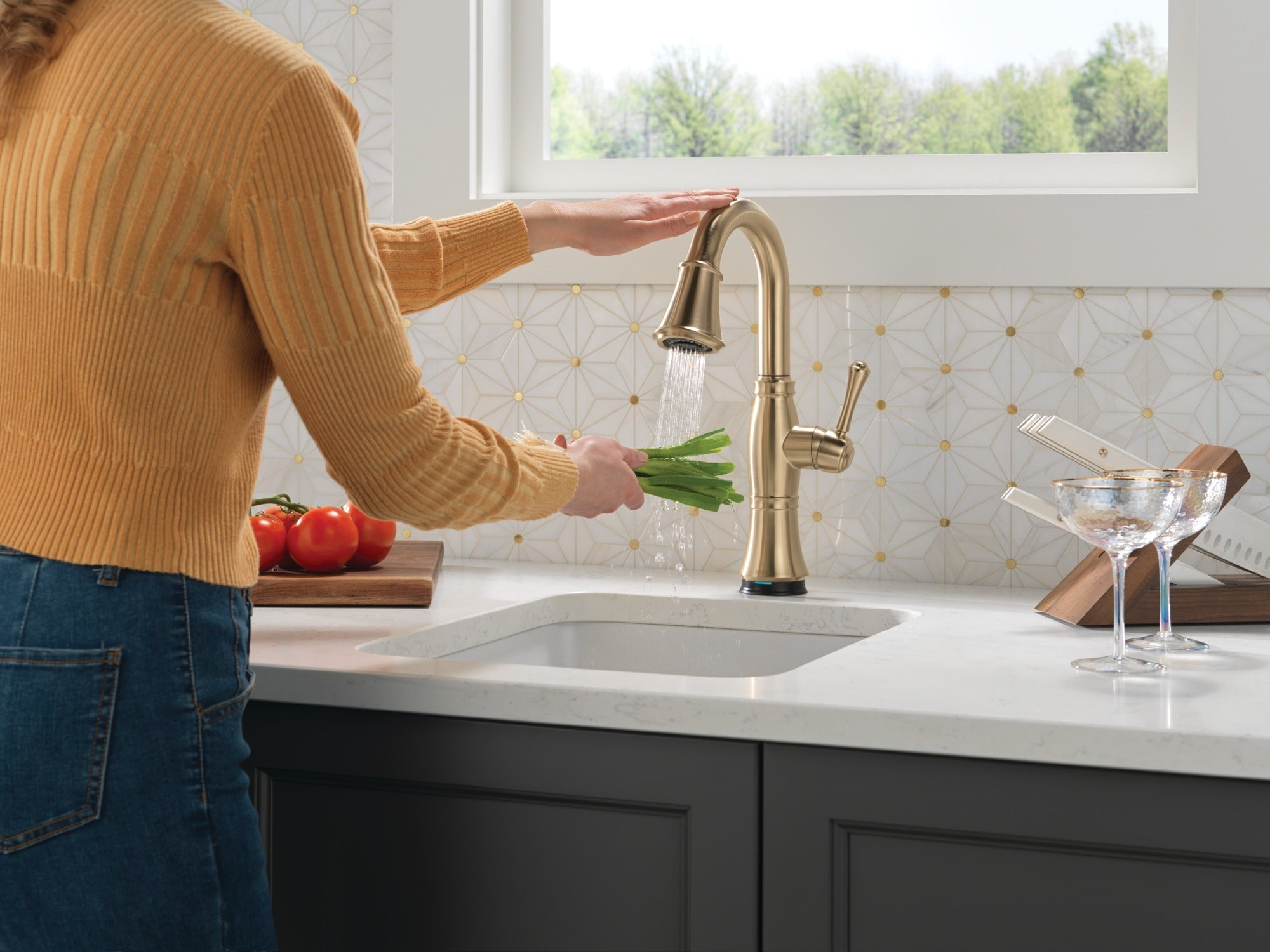 Delta Cassidy® Touch2O® Bar / Prep Faucet with Touchless Technology