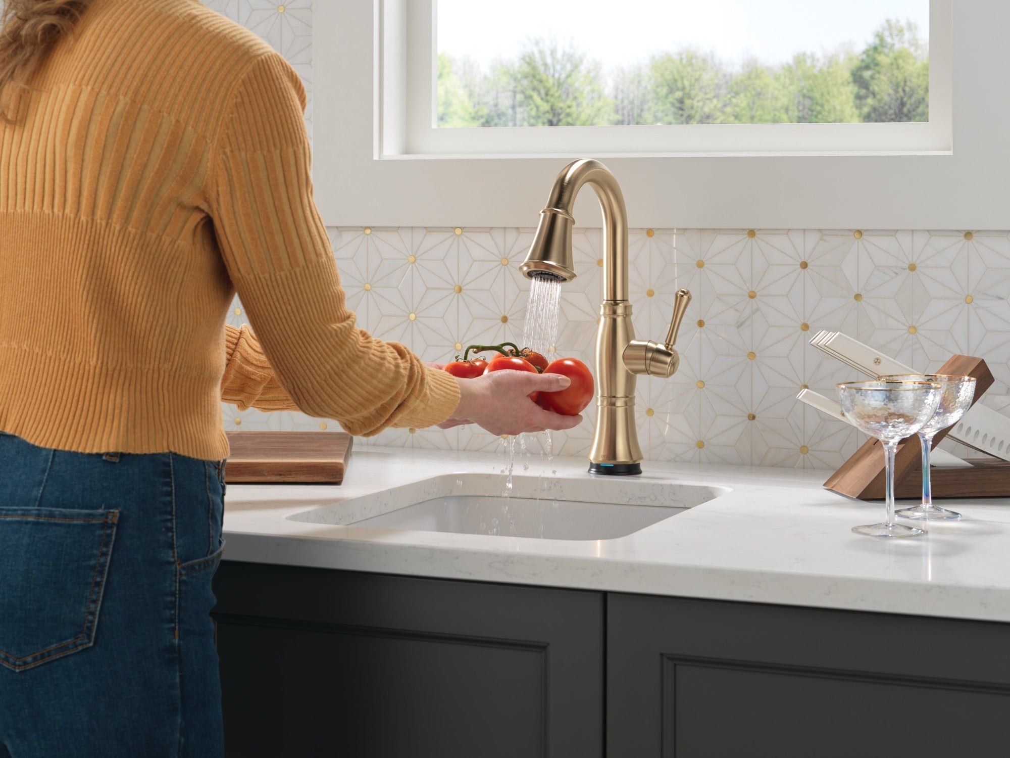 Delta Cassidy® Touch2O® Bar / Prep Faucet with Touchless Technology