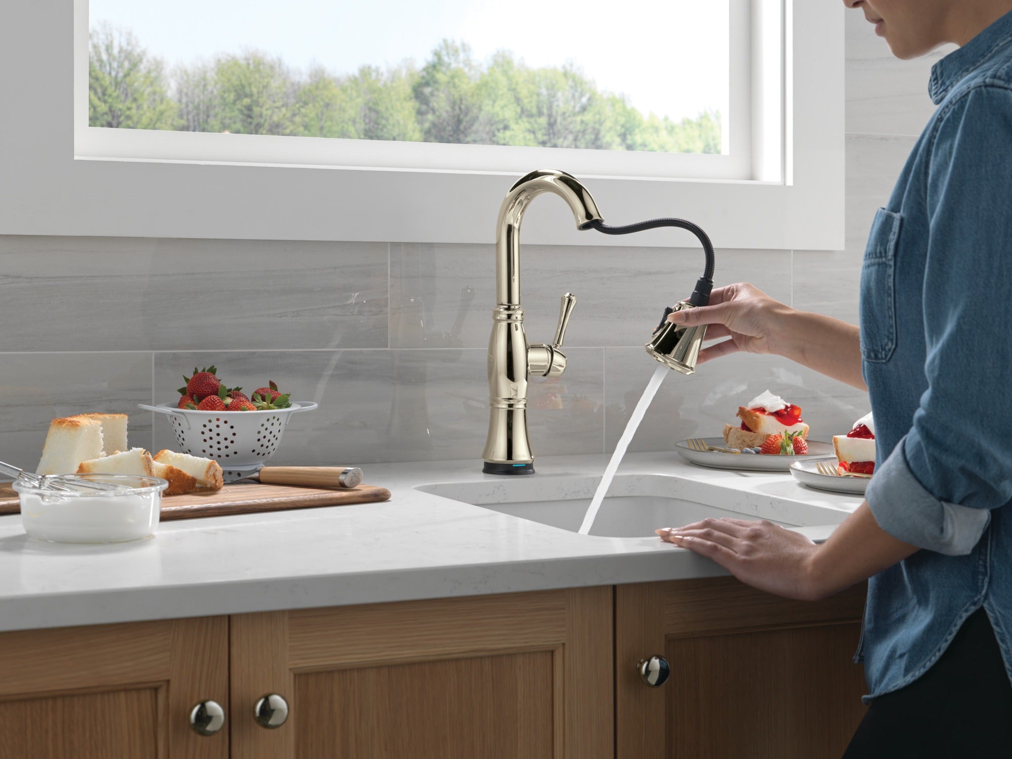 Delta Cassidy® Touch2O® Bar / Prep Faucet with Touchless Technology