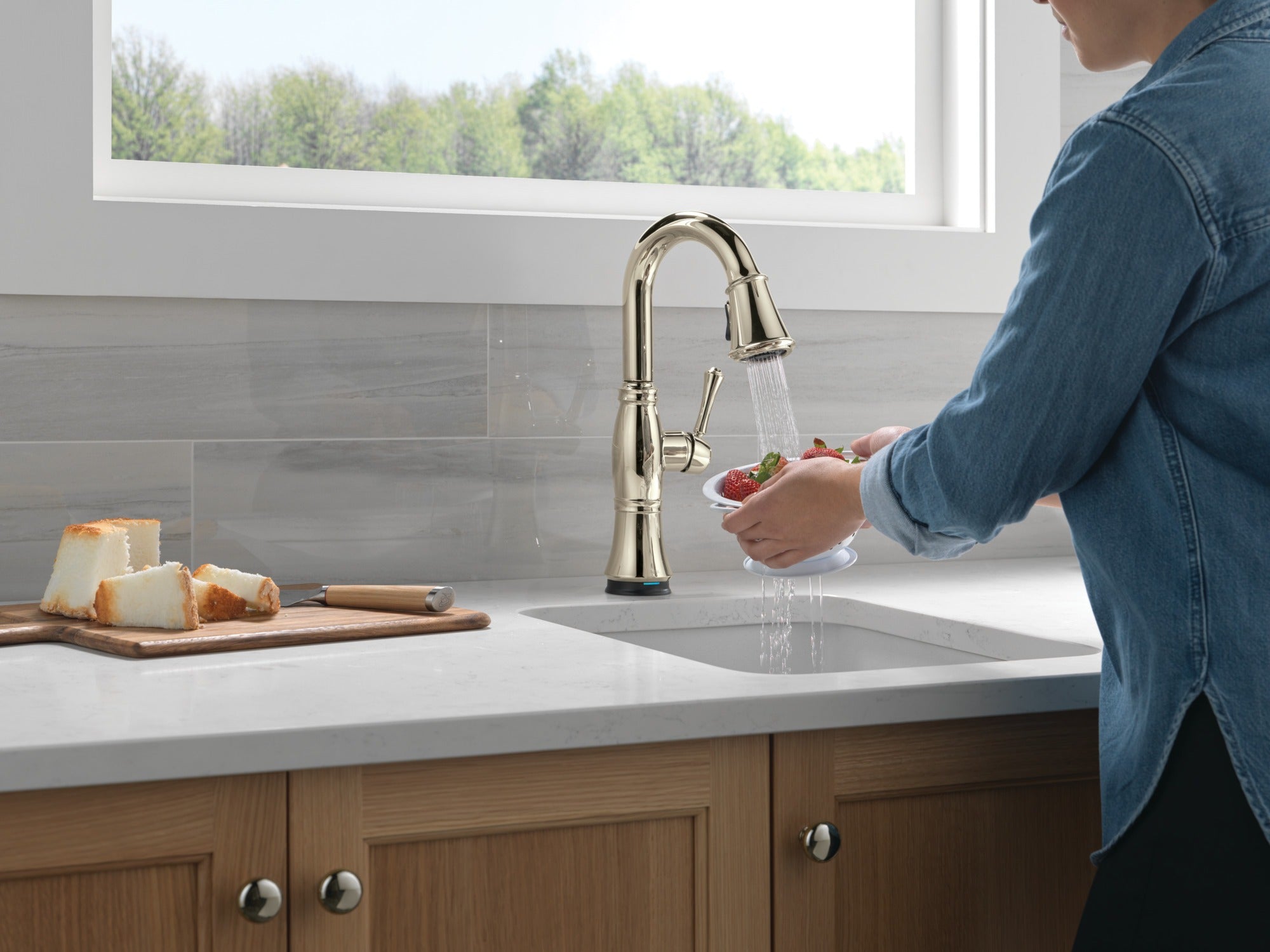 Delta Cassidy® Touch2O® Bar / Prep Faucet with Touchless Technology