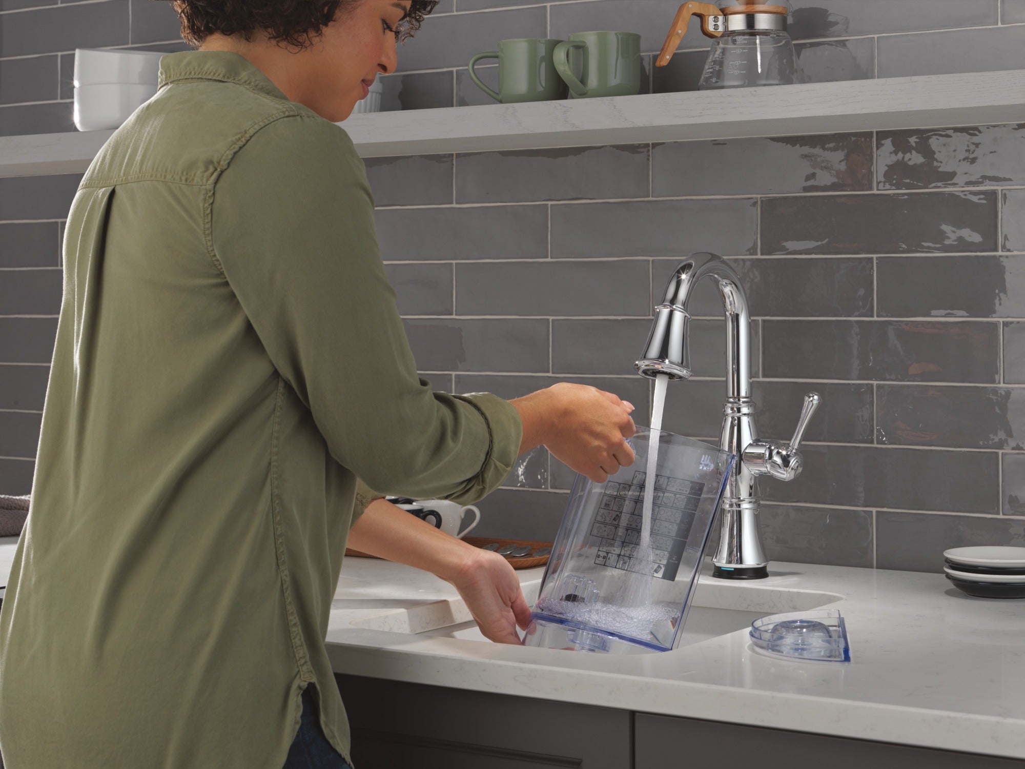 Delta Cassidy® Touch2O® Bar / Prep Faucet with Touchless Technology
