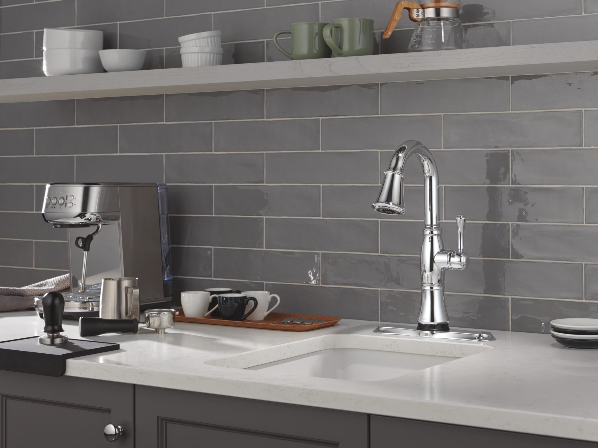Delta Cassidy® Touch2O® Bar / Prep Faucet with Touchless Technology
