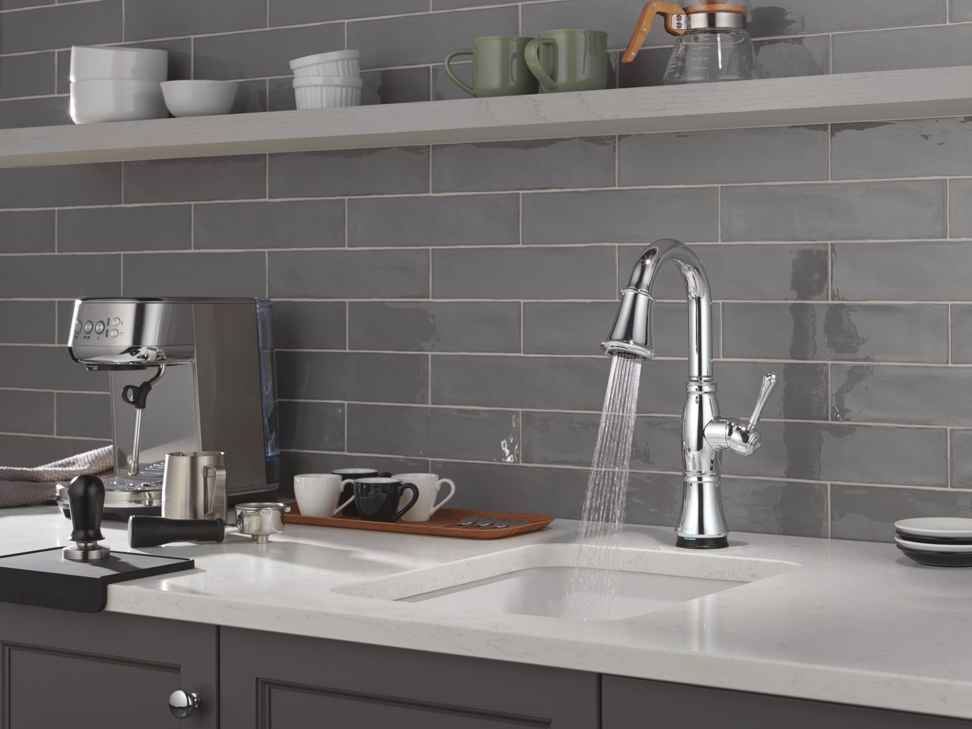 Delta Cassidy® Touch2O® Bar / Prep Faucet with Touchless Technology