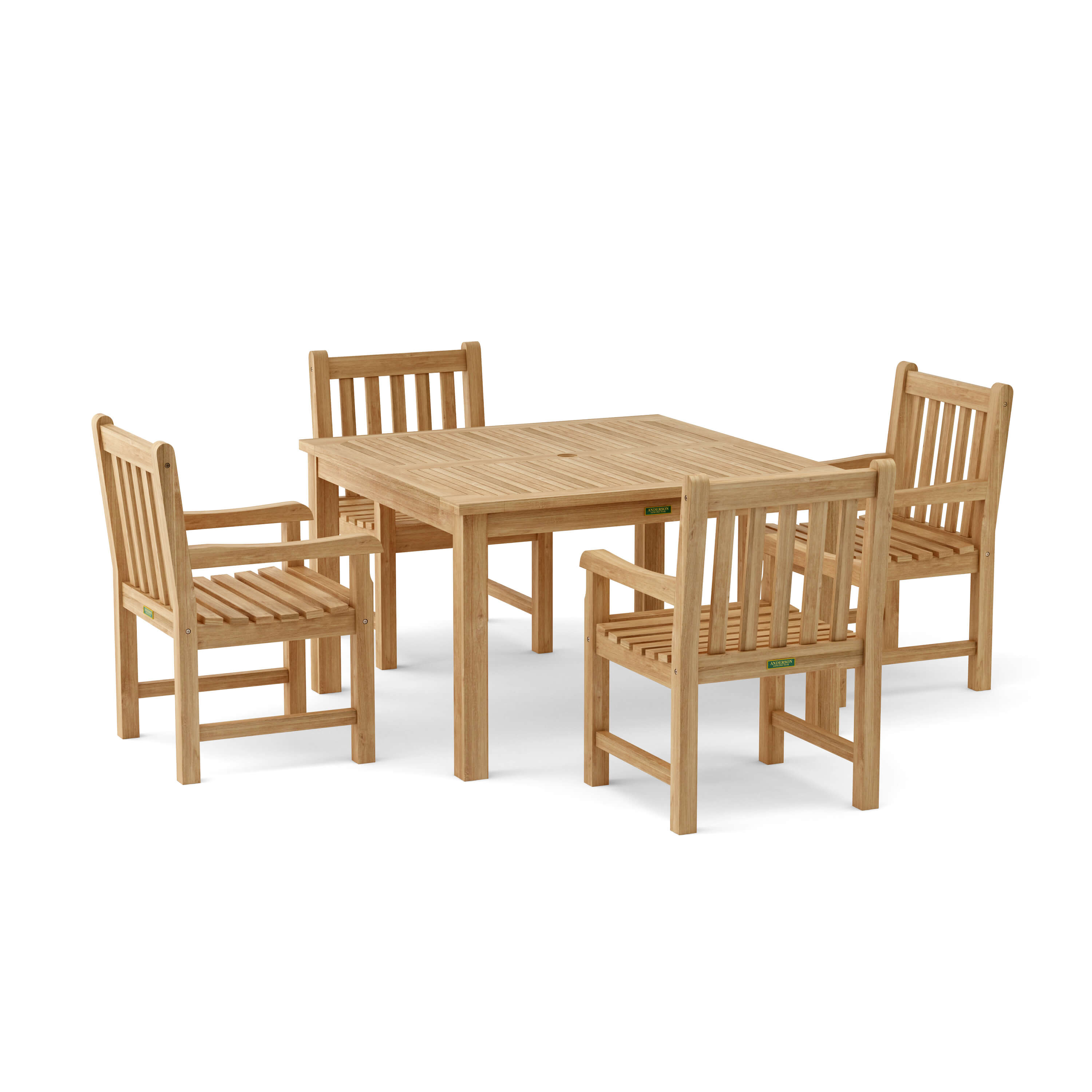 Windsor Classic Armchair 5-Pcs Dining Table Set
