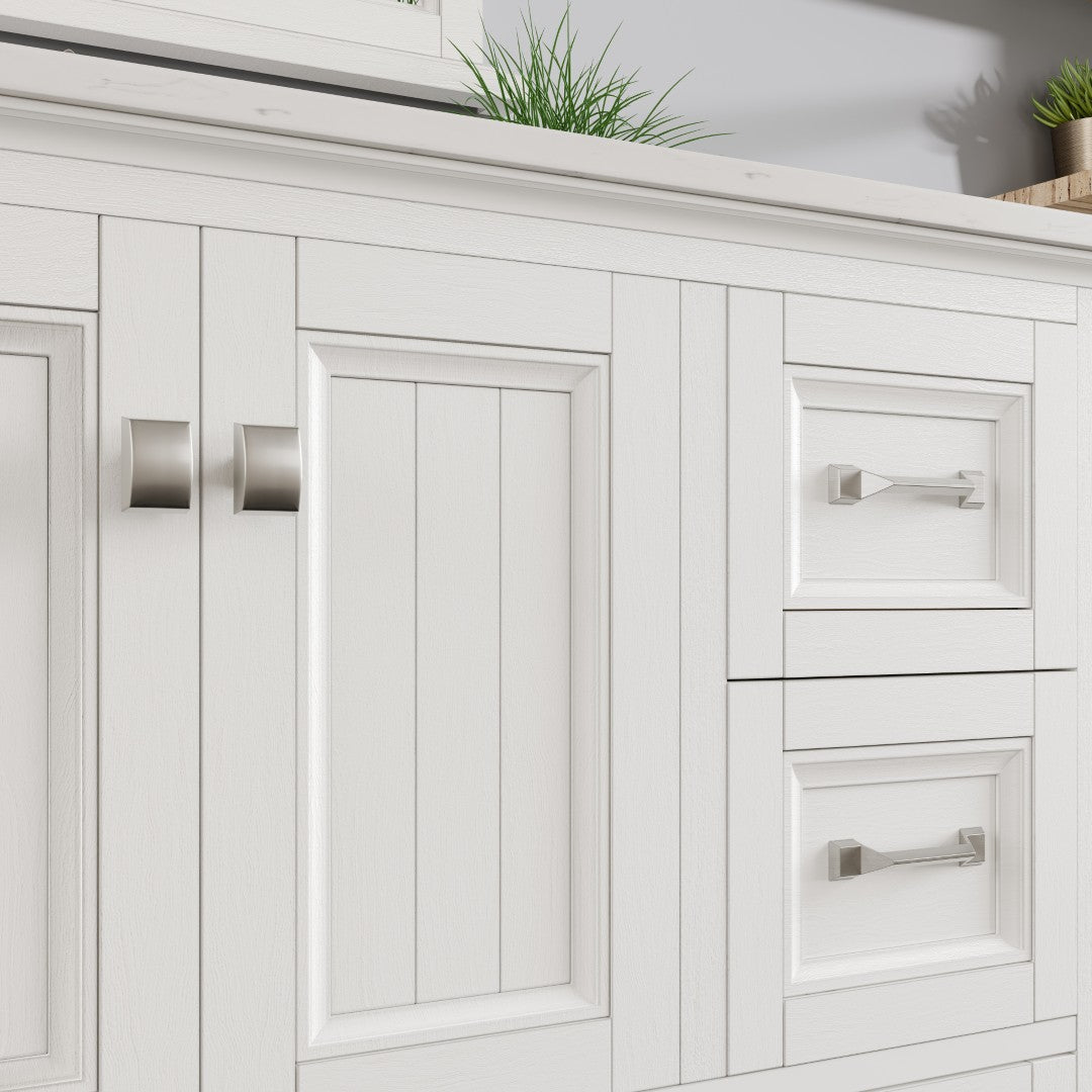 Eviva Britney Bath Vanity with Carrara Quartz Top and Undermount Porcelain Sink (24"-72")
