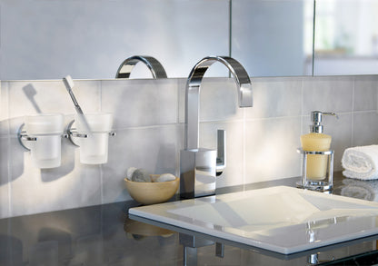 HOUSE - Holder with Frosted Glass Tumbler