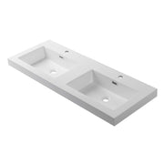 Acrylic Top-Mount Double Basins 48×18