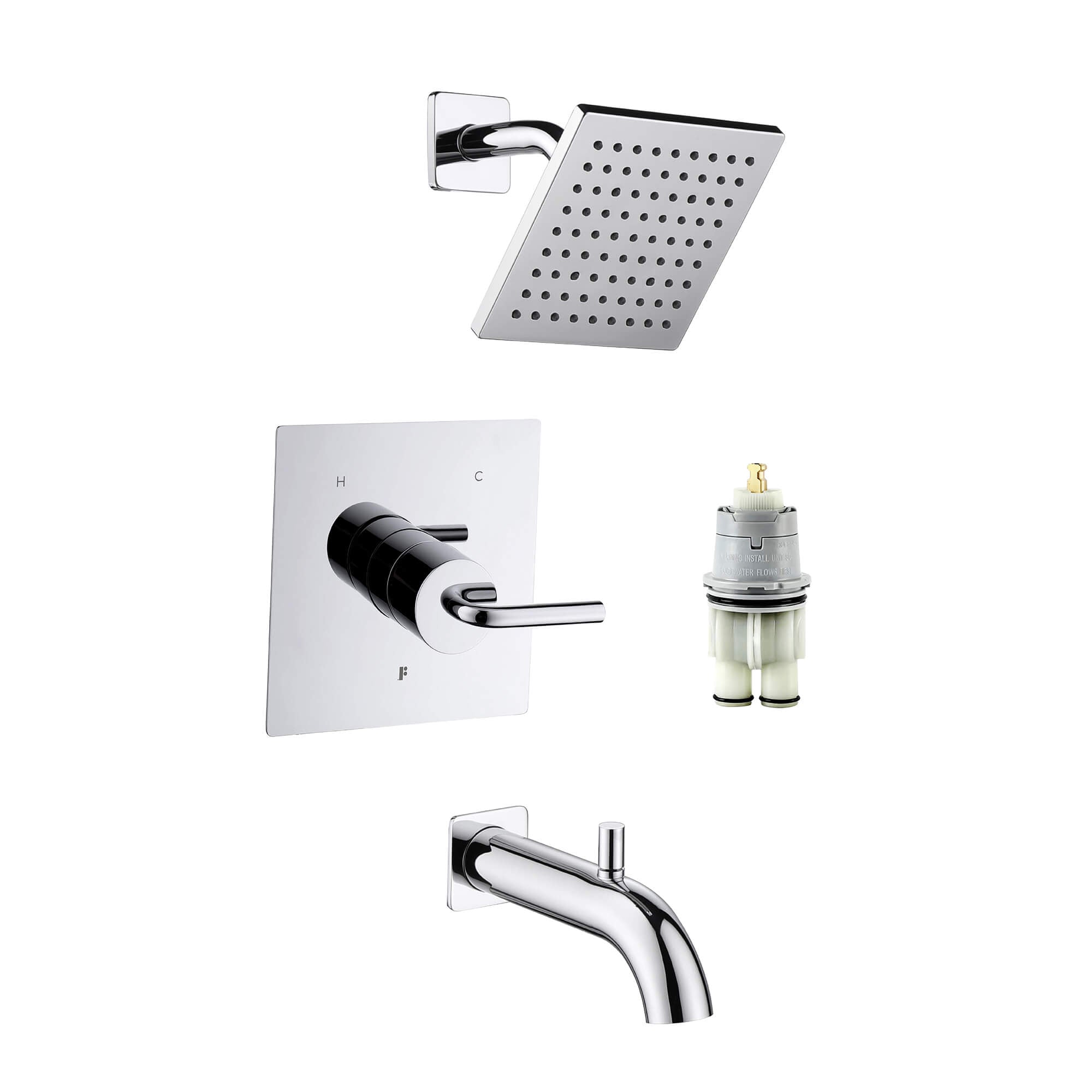 Shower System Set Square