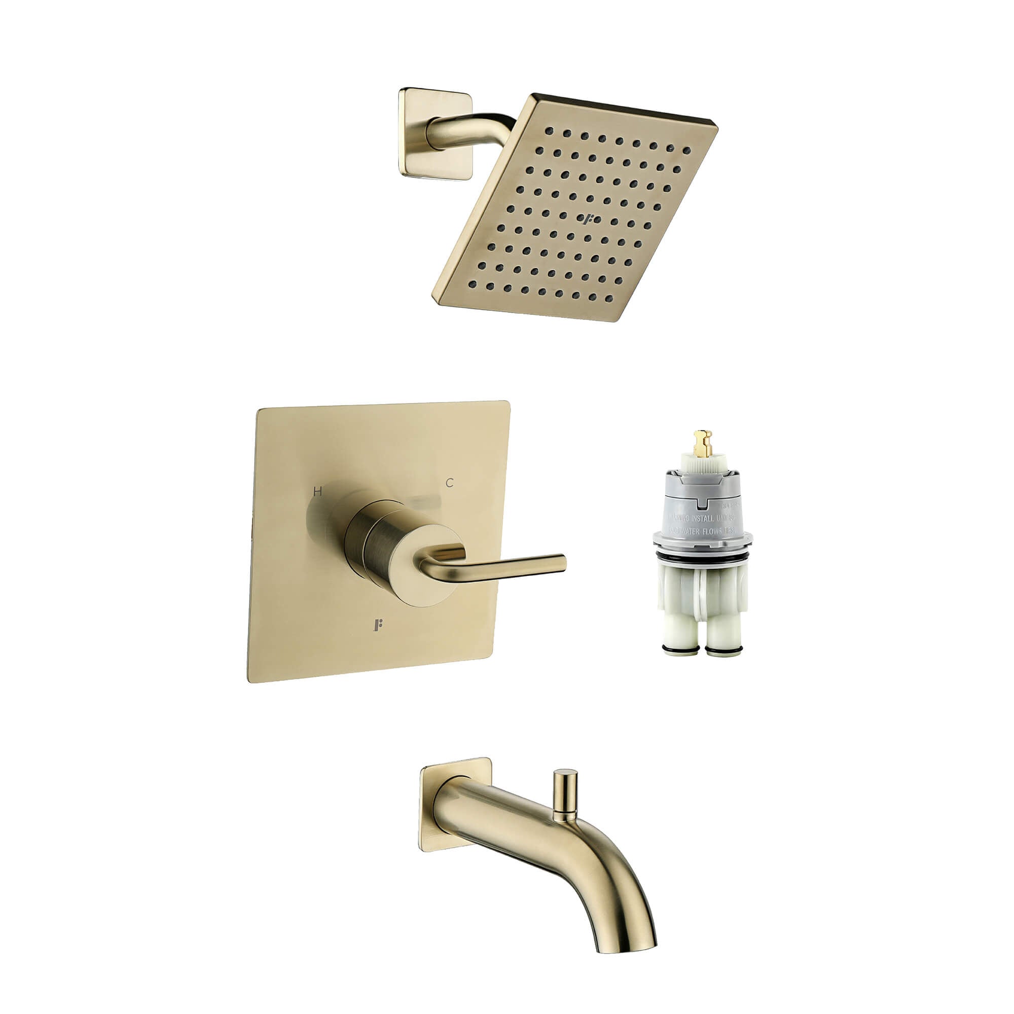 Shower System Set Square