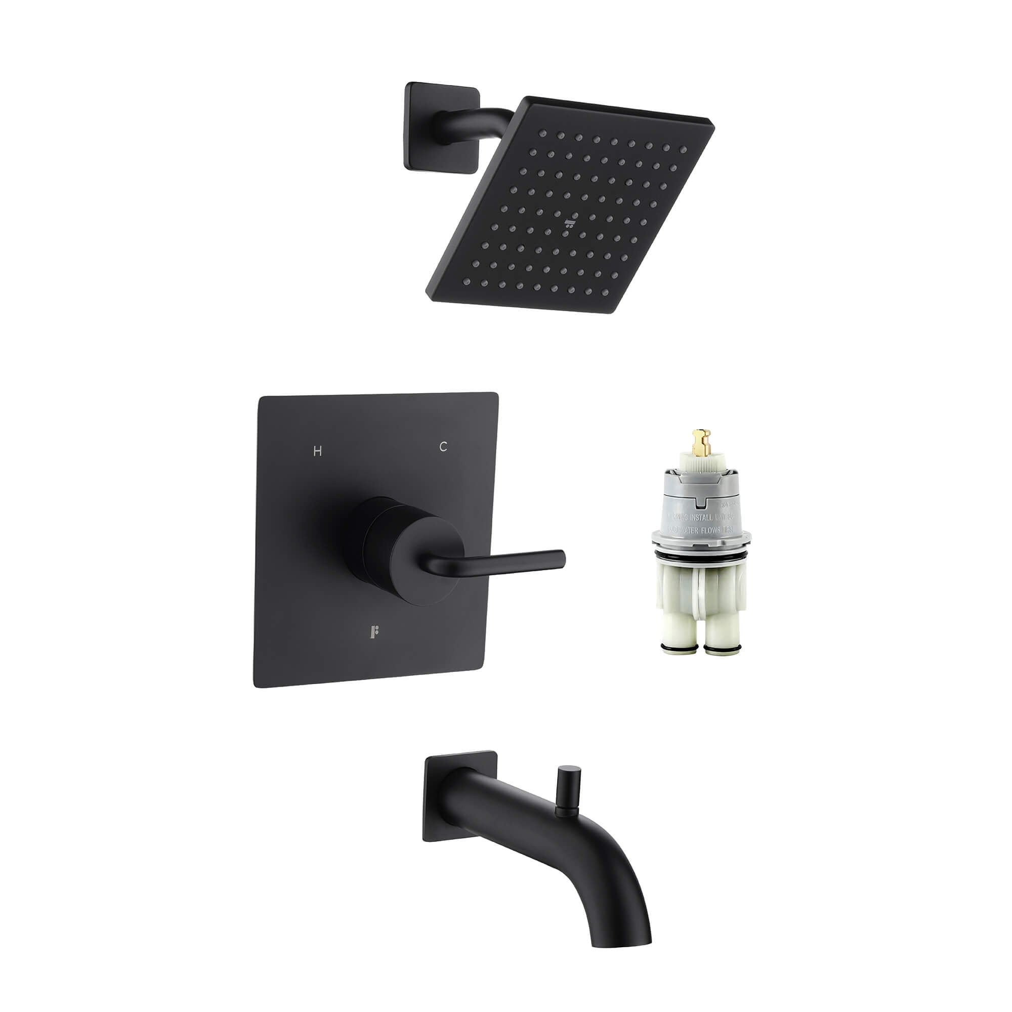 Shower System Set Square