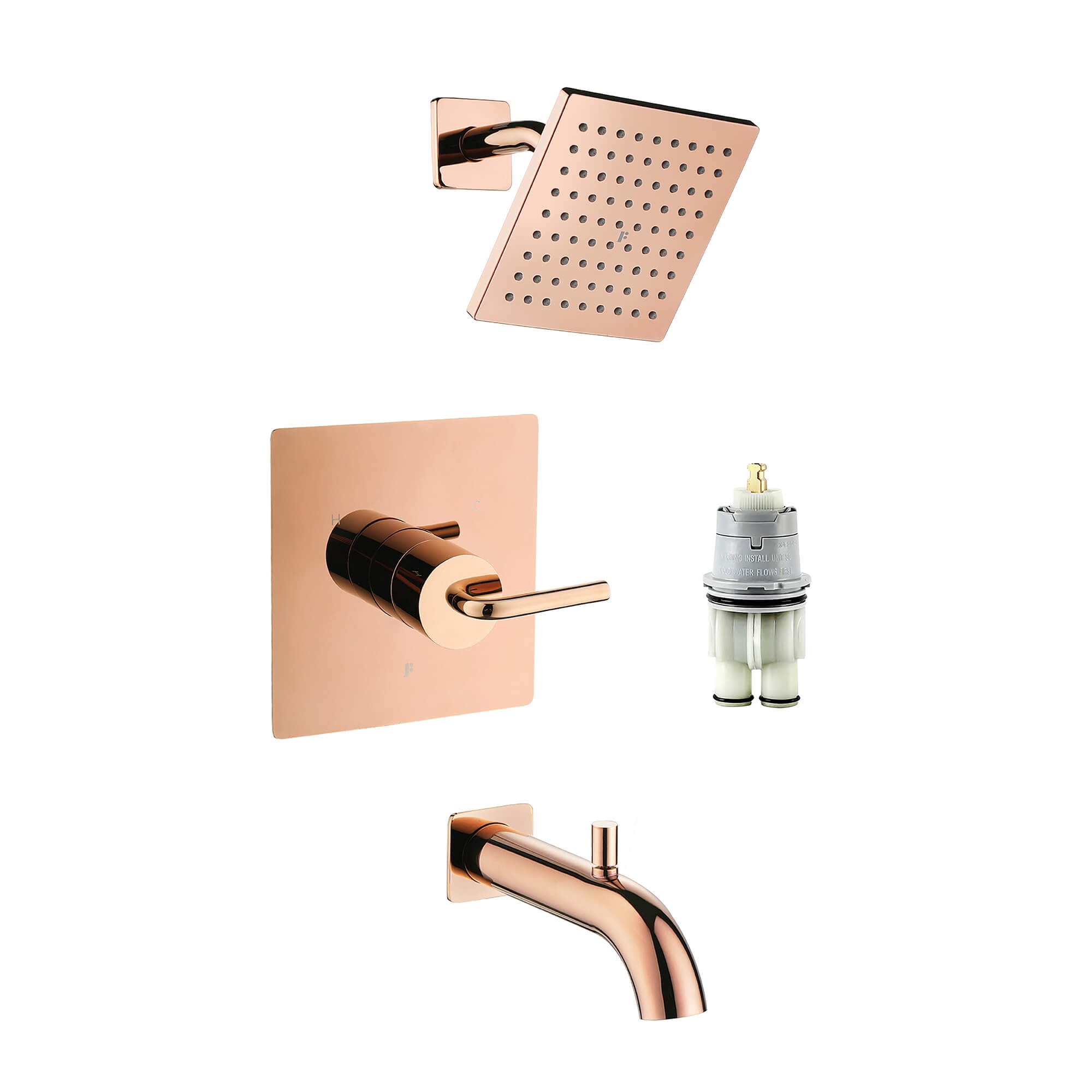 Shower System Set Square