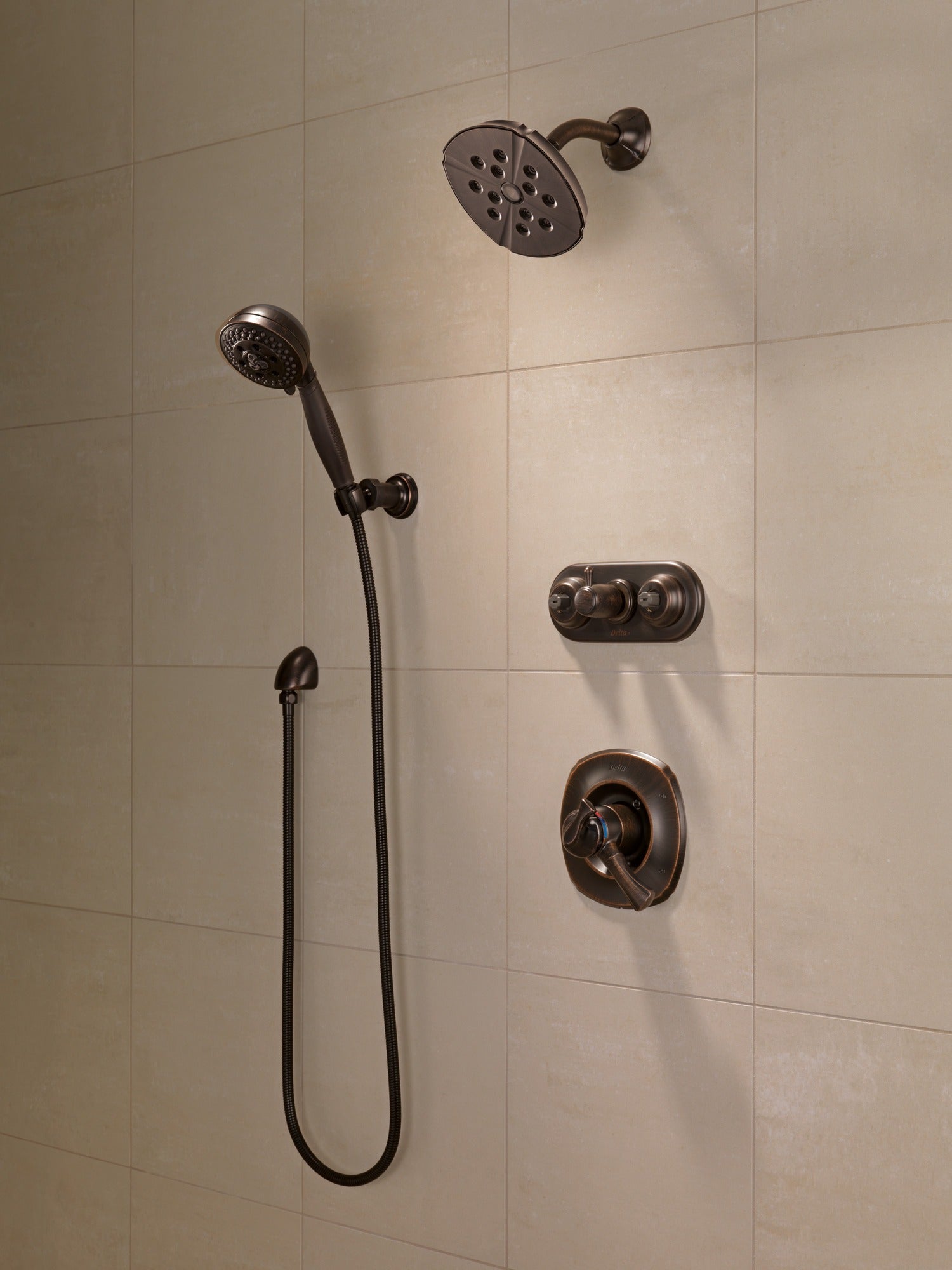 Delta Universal Showering Components H2OKinetic® 5-Setting Adjustable Wall Mount Hand Shower