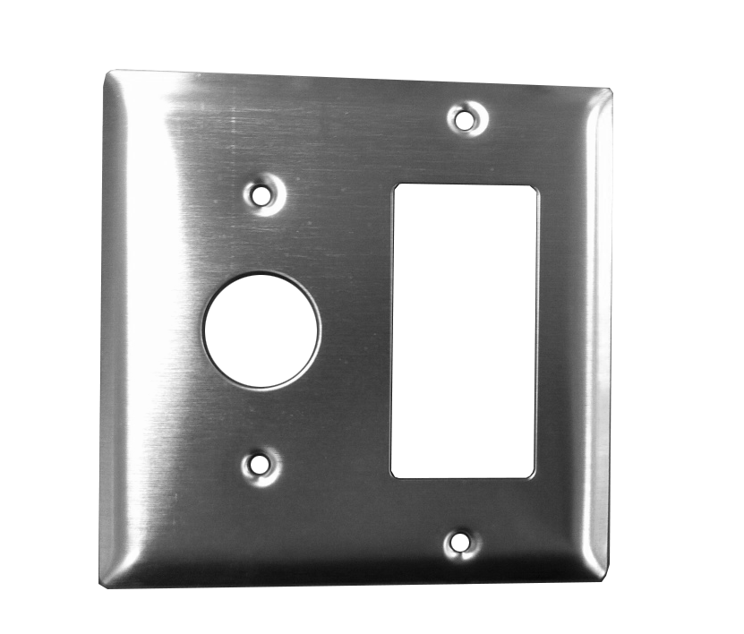 Amba Double Gang Plate