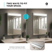 Fine Fixtures Aluminum Cabinets - Top LED