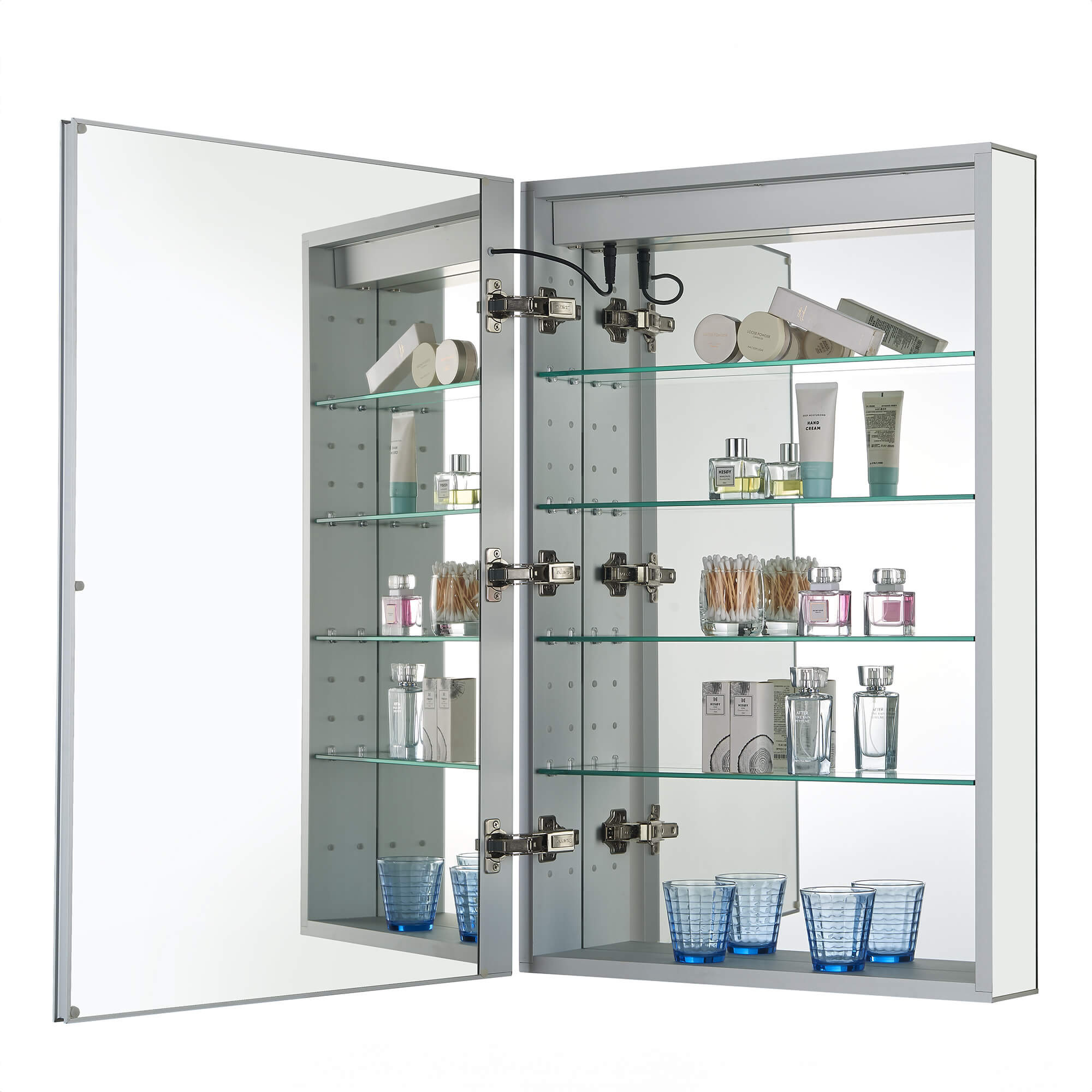 Fine Fixtures AMH2436 Classy LED Medicine Cabinet – 24" x 36", Left‑ or Right‑Hand Hinge