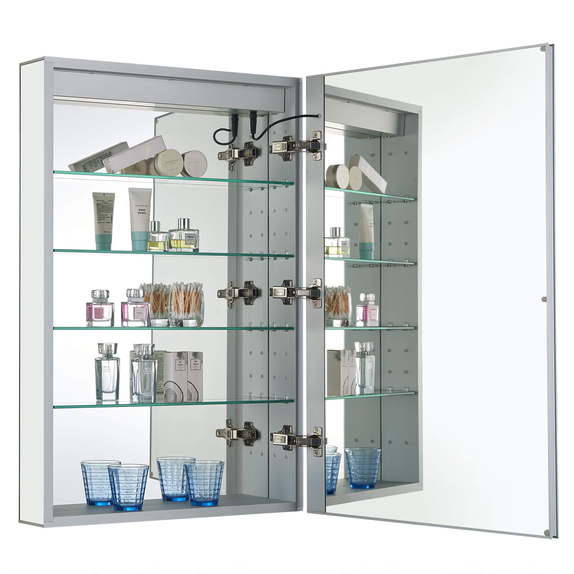 Fine Fixtures AMH2436 Classy LED Medicine Cabinet – 24" x 36", Left‑ or Right‑Hand Hinge