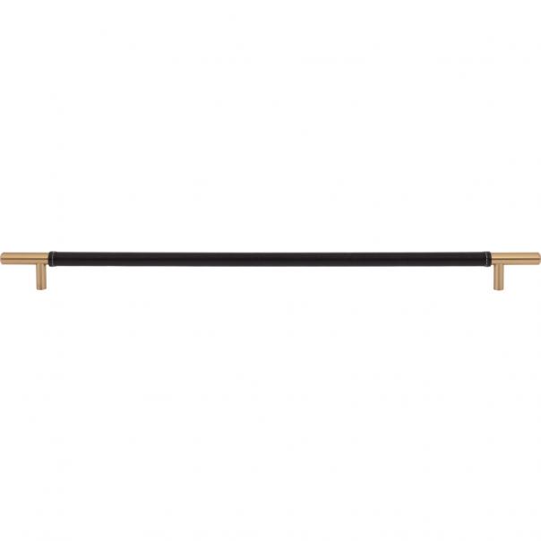 Atlas Homewares Zanzibar Black Leather Pull