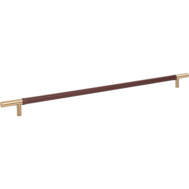 Atlas Homewares Zanzibar Brown Leather Pull