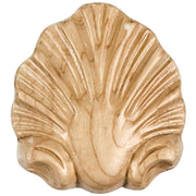 Hardware Resources 2-1/2" W x 1/2" D x 2-3/4" H Maple Shell Applique