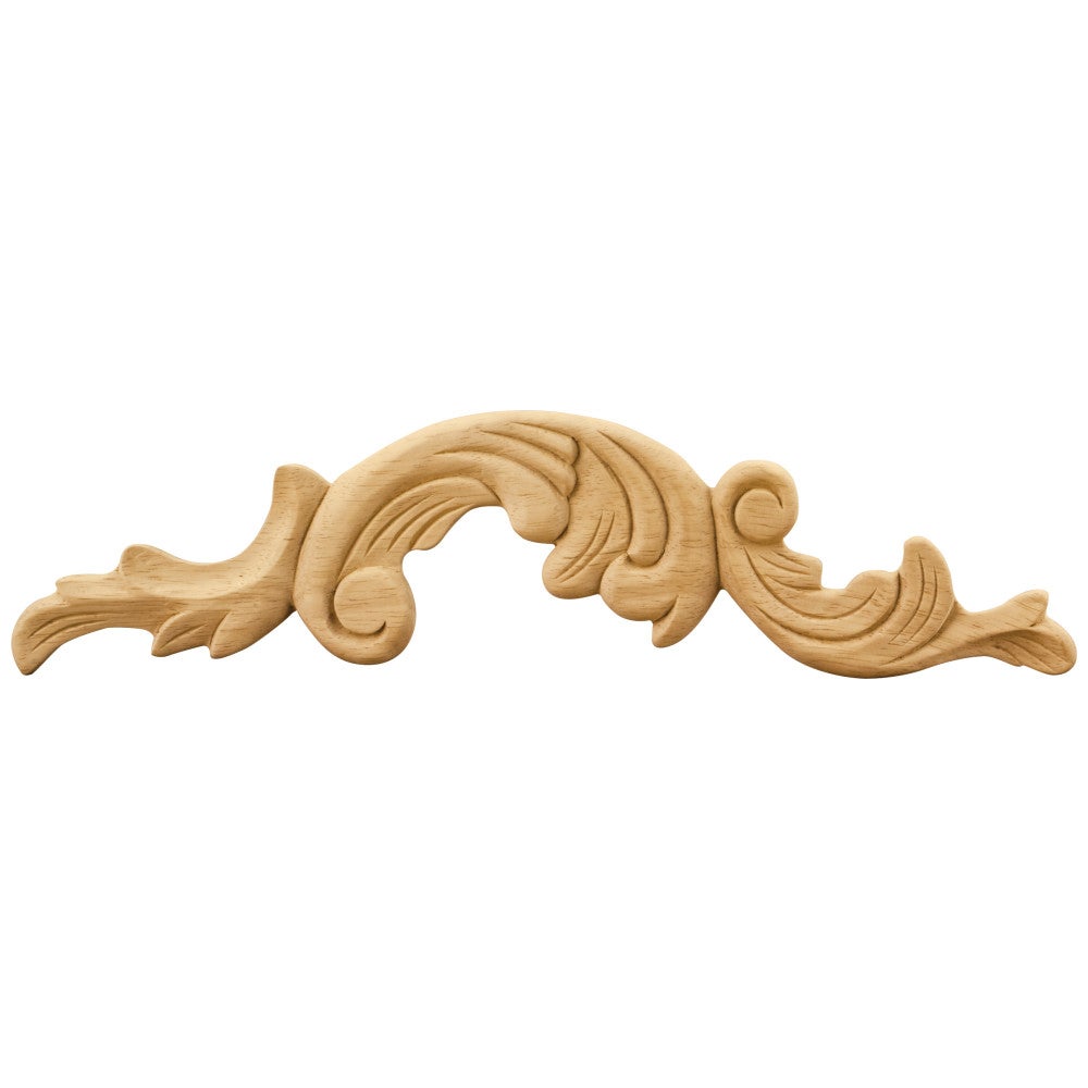 Hardware Resources 12-1/4" W x 1/4" D x 3" H Left Cherry Acanthus Applique