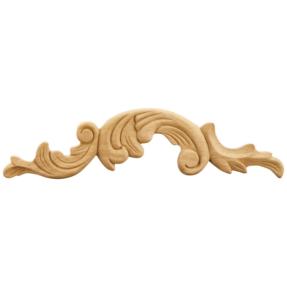 Hardware Resources 12-1/4" W x 1/4" D x 3" H Right Cherry Acanthus Applique