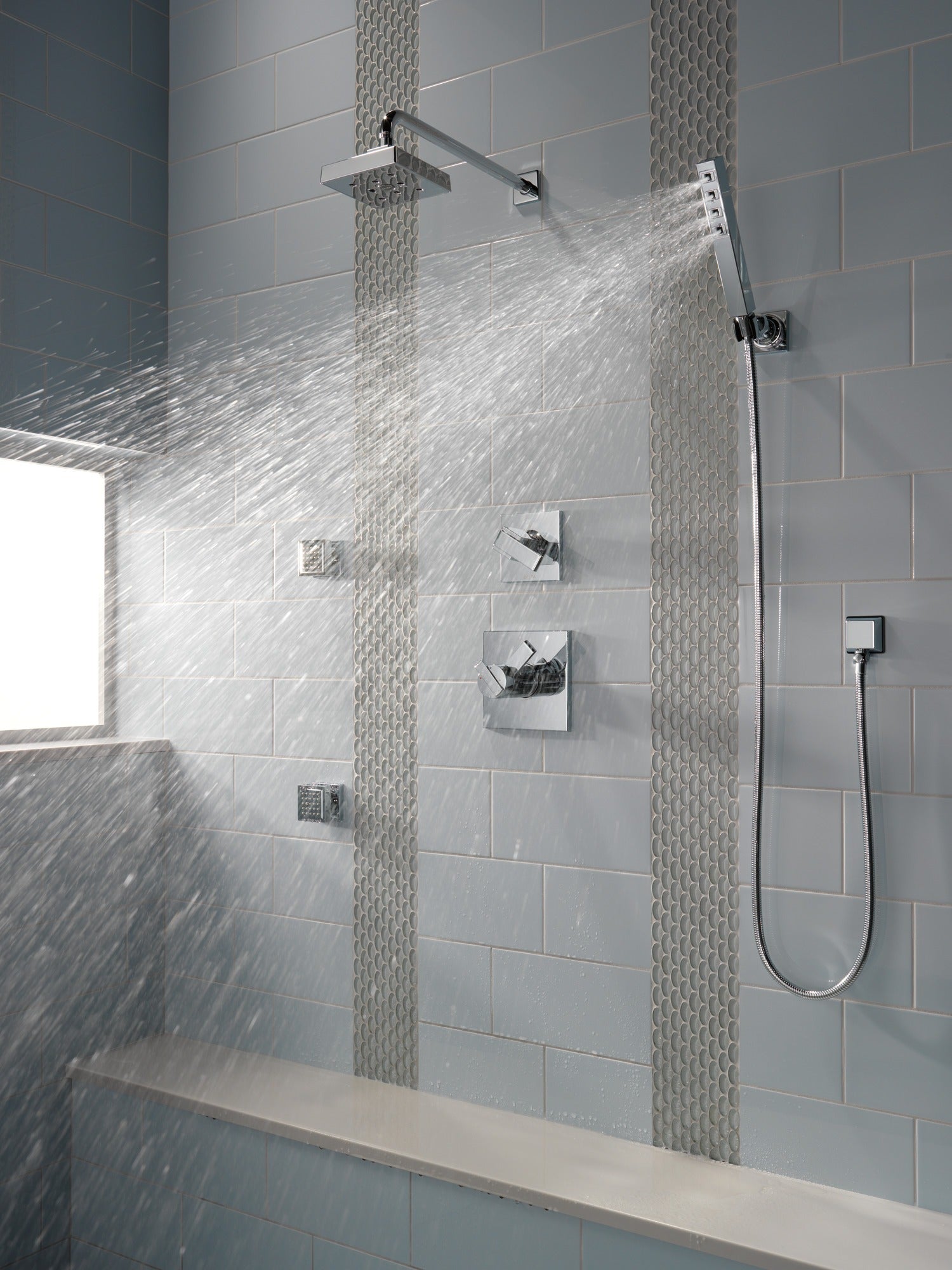 Delta Universal Showering Components Square Wall Elbow for Hand Shower