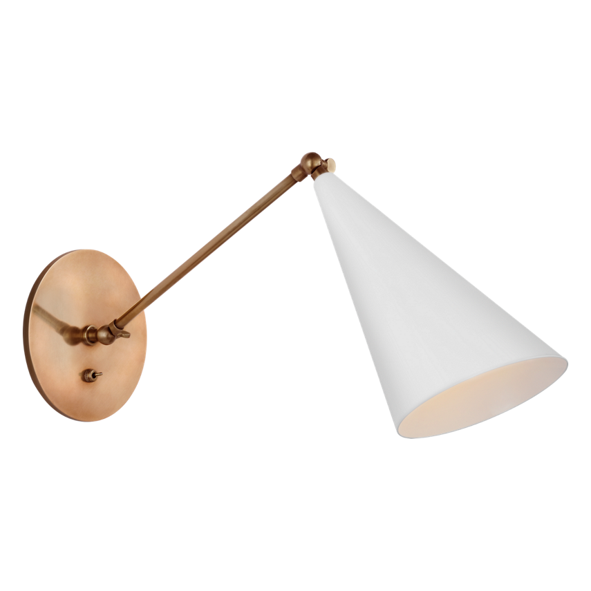 Clemente Single Arm Library Sconce