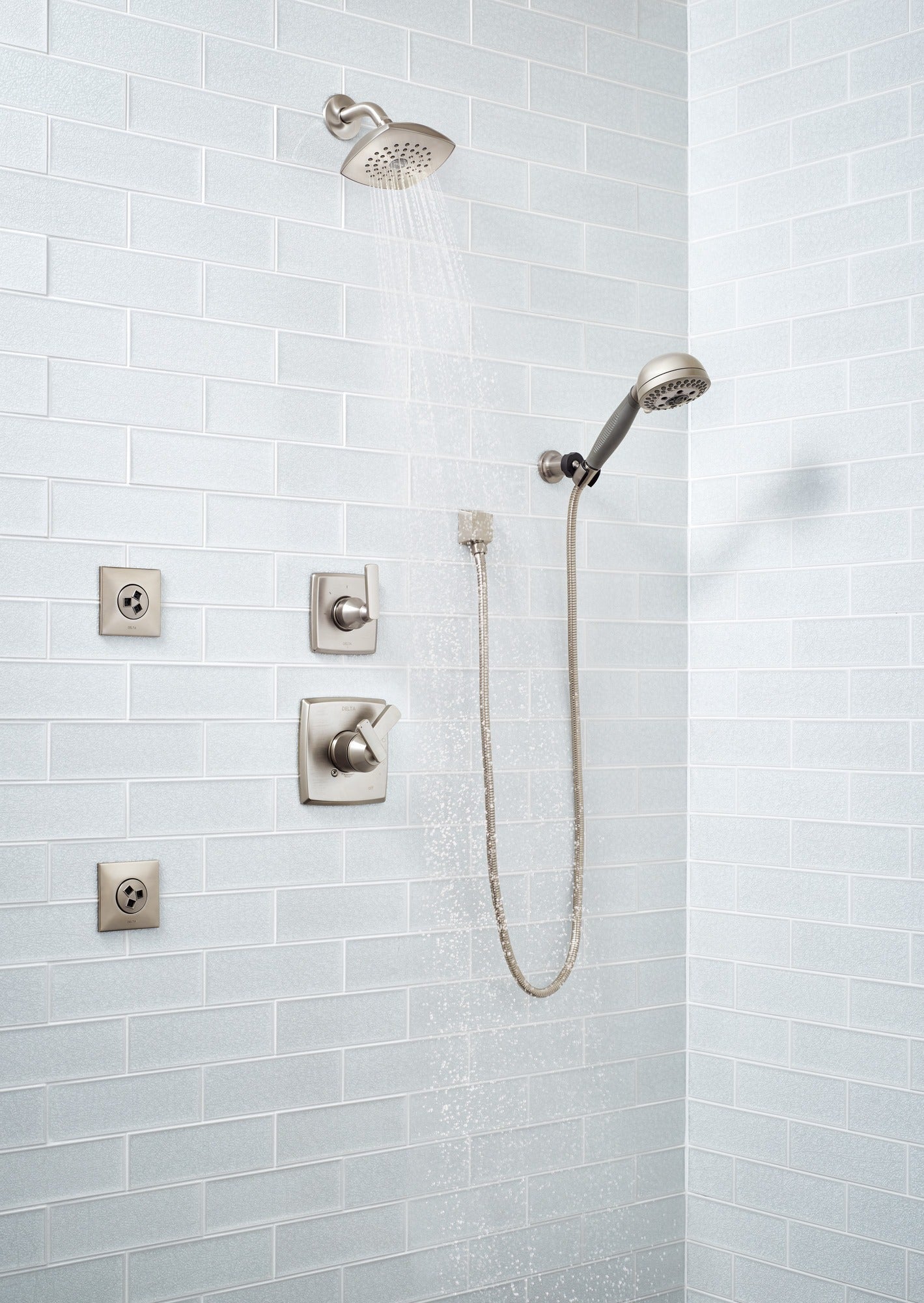 Delta Universal Showering Components H2OKinetic® 5-Setting Adjustable Wall Mount Hand Shower